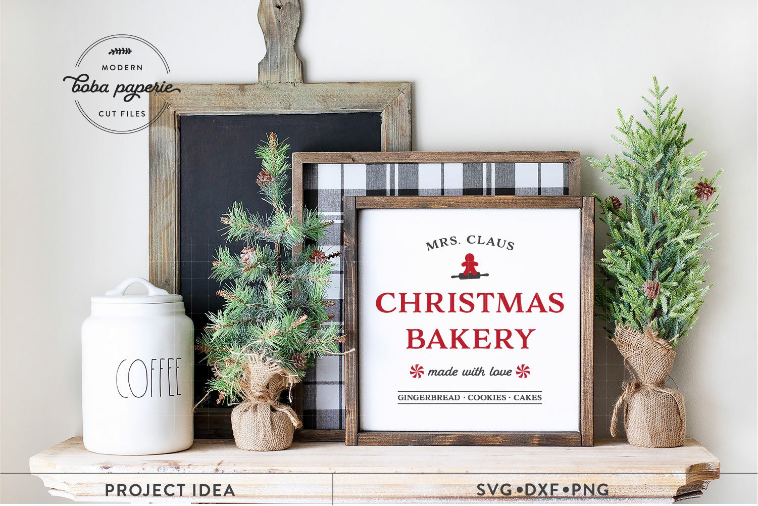 Christmas Sign svg bundle | Rustic Christmas decor png 2