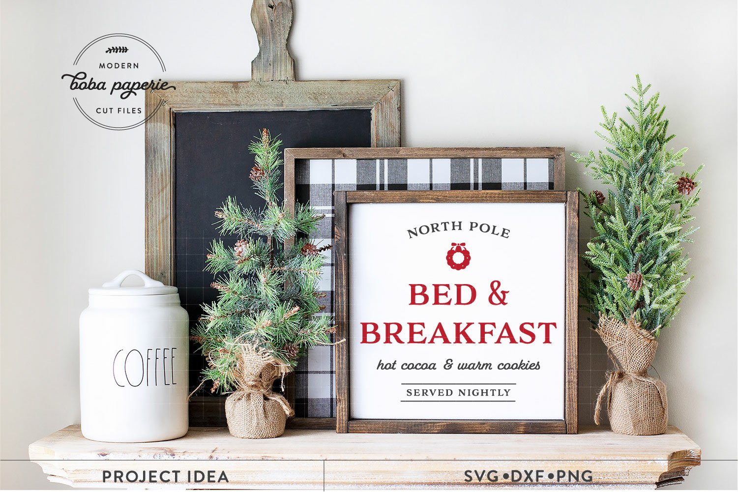Christmas Sign svg bundle | Rustic Christmas decor png 3