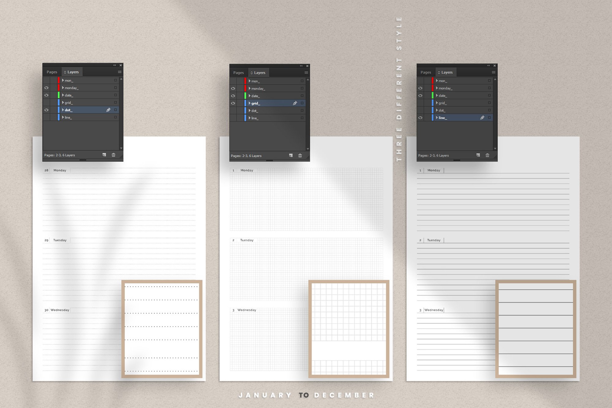 2021 Weekly Planner Bundle Pack 2