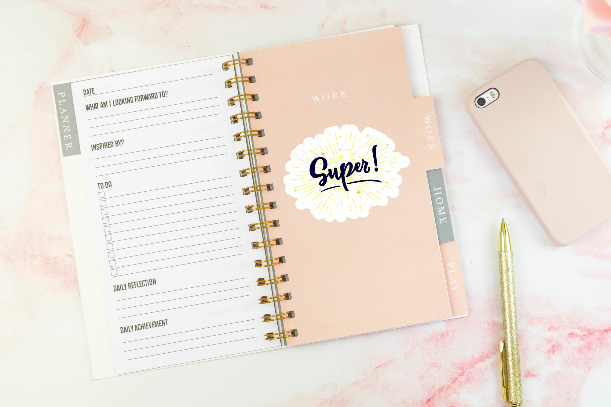 Motivational planner stickers. Motivational stickers. Praise 2