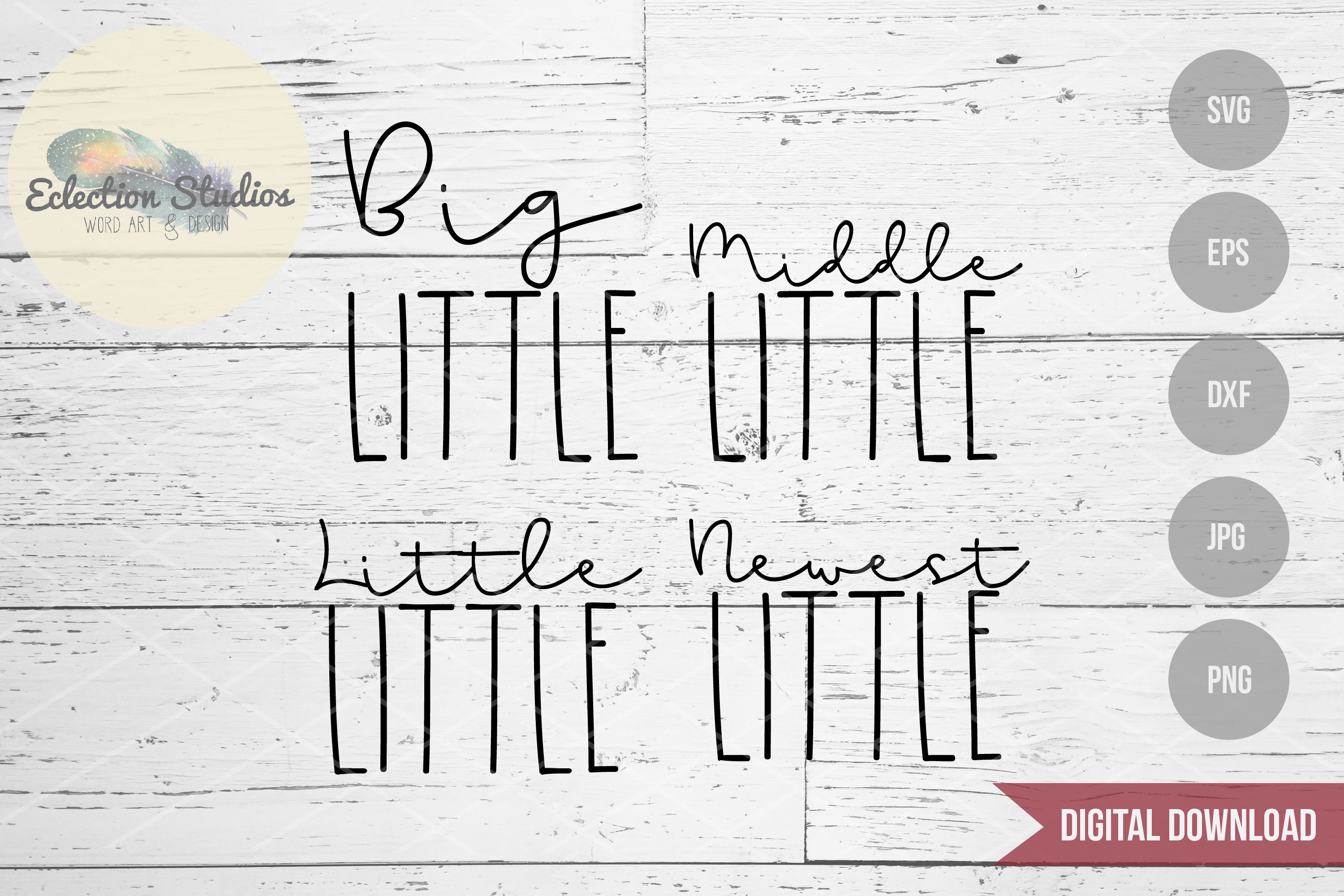 Little Siblings SVG Set