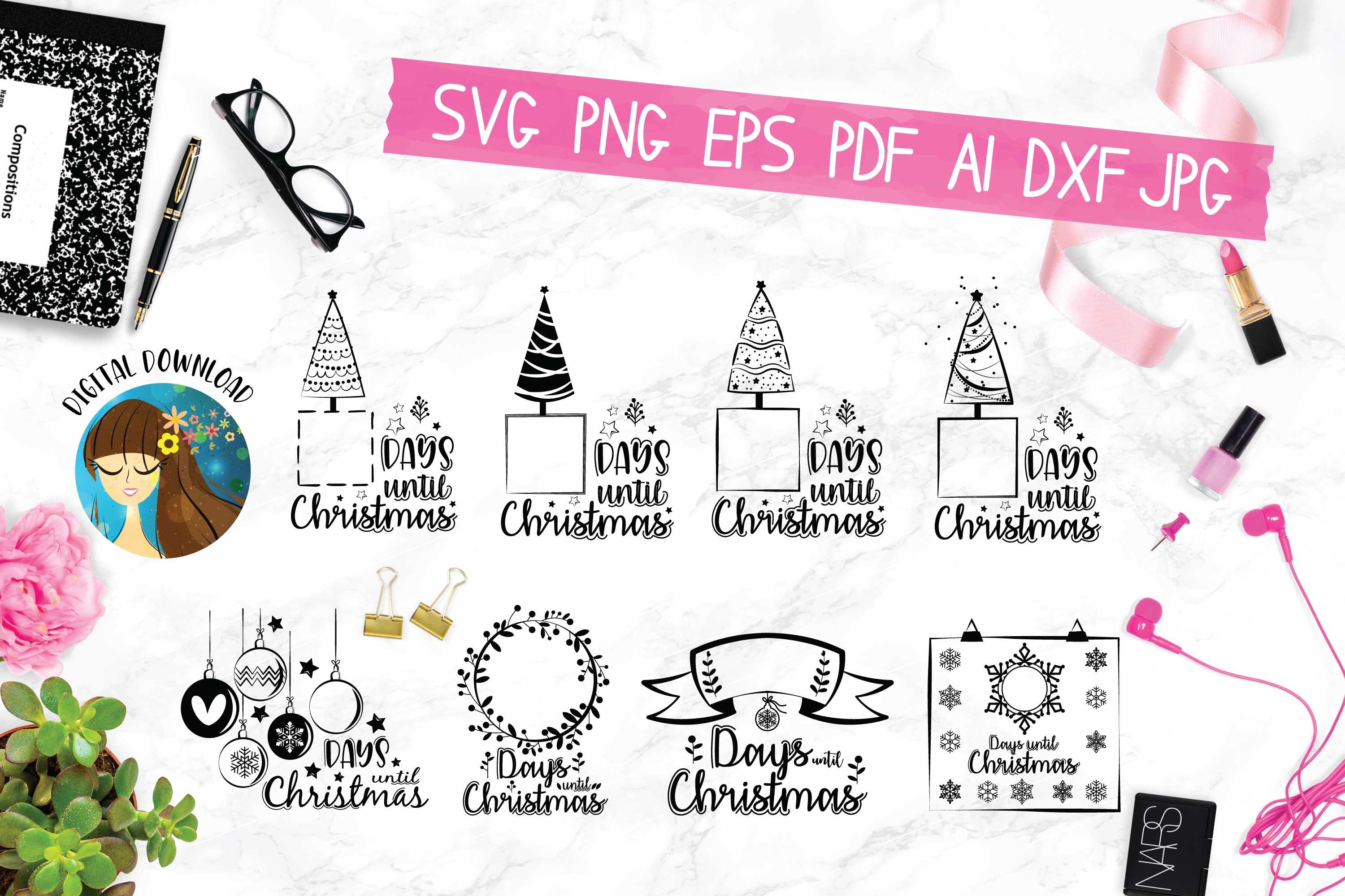 Days Until Christmas 8 Designs Svg 3