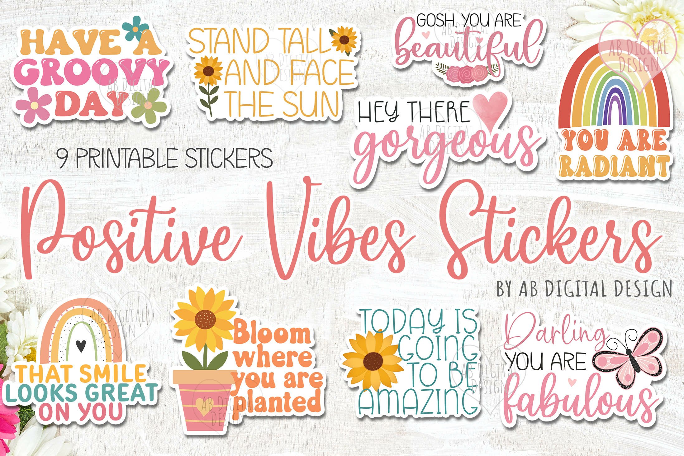 Inspirational Stickers | Affirmation Self Love Stickers