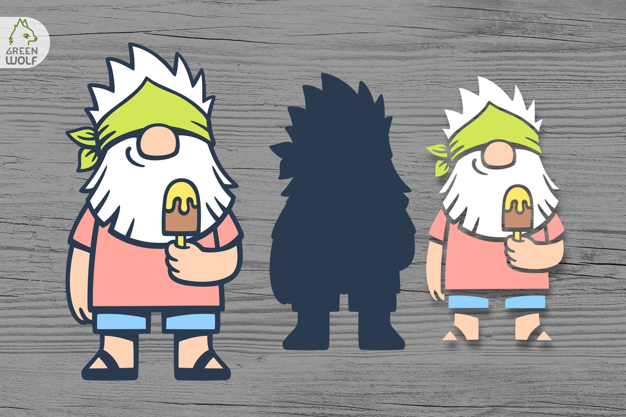 Summer gnomes bundle Beach gnomes Summer bundle Layered svg 3