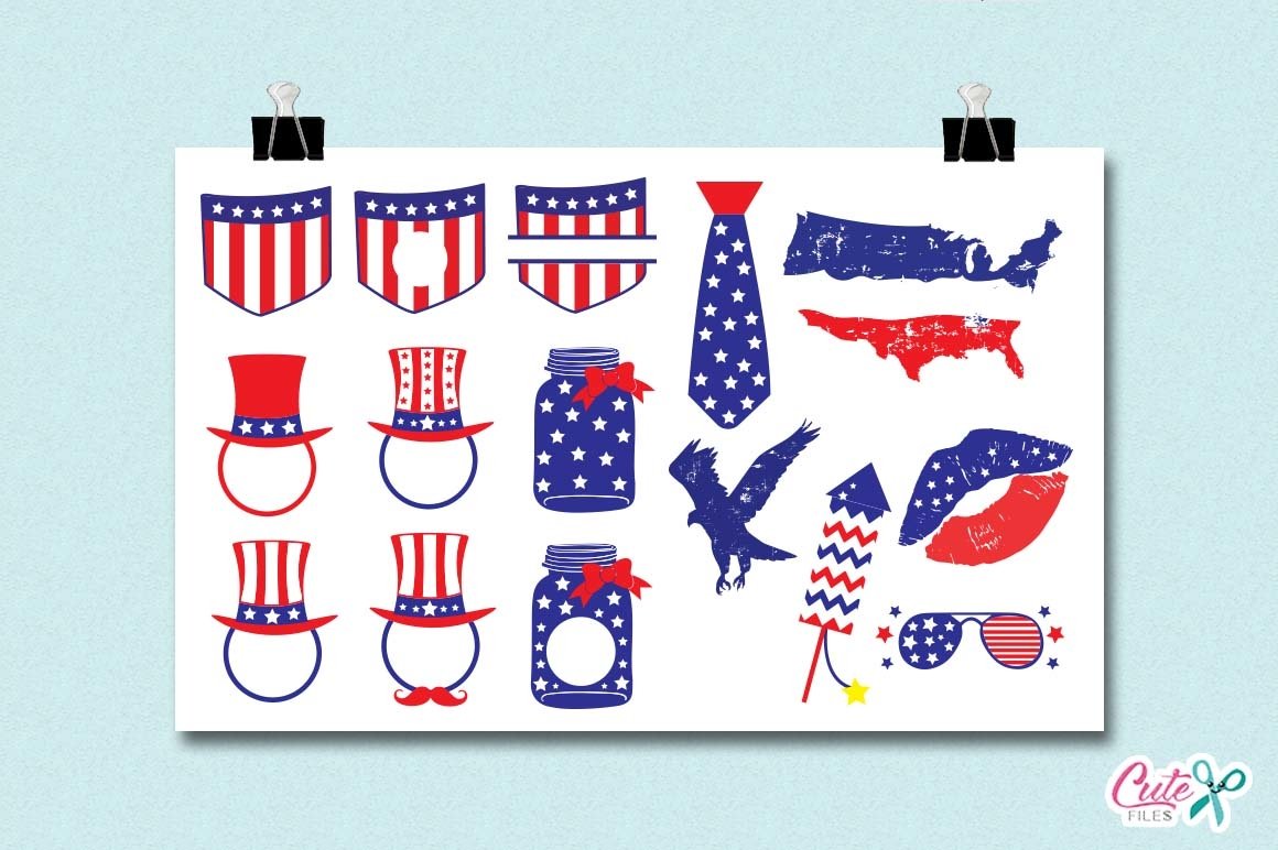 MONOGRAMS FRAMES  patriotic , 4th of July SVG,  patriotic cut file, freedom svg, USA svg 2