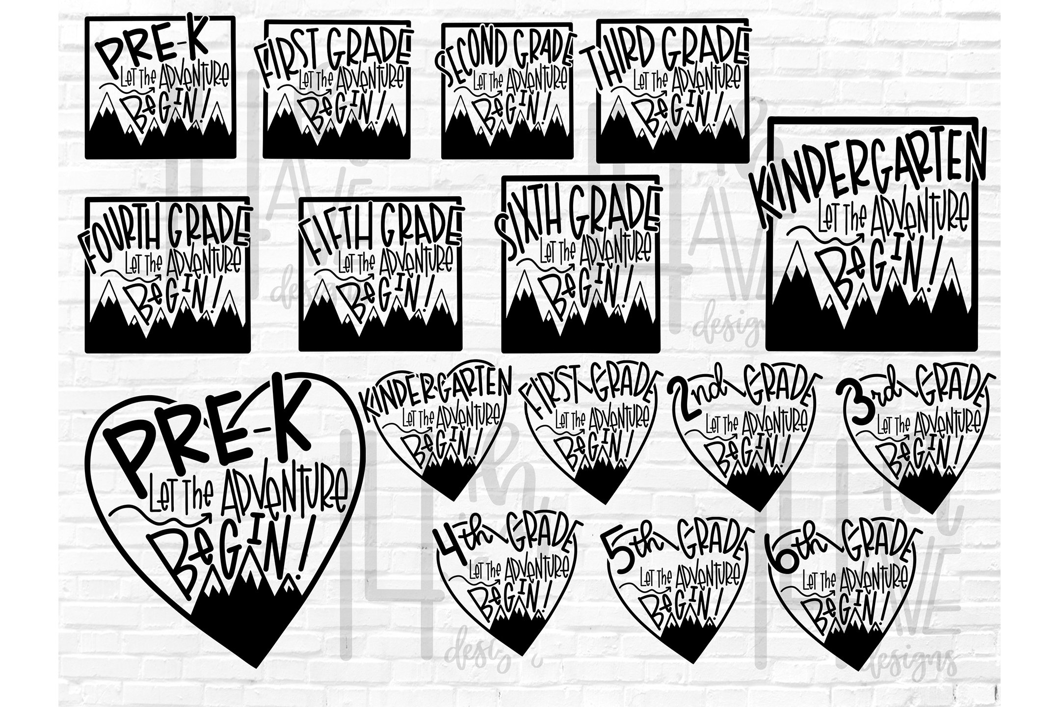 Back to School Bundle, SVG, PNG, DXF