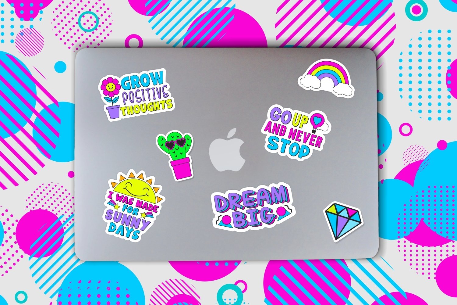 90s inspirational stickers | Nineties printable bundle 3