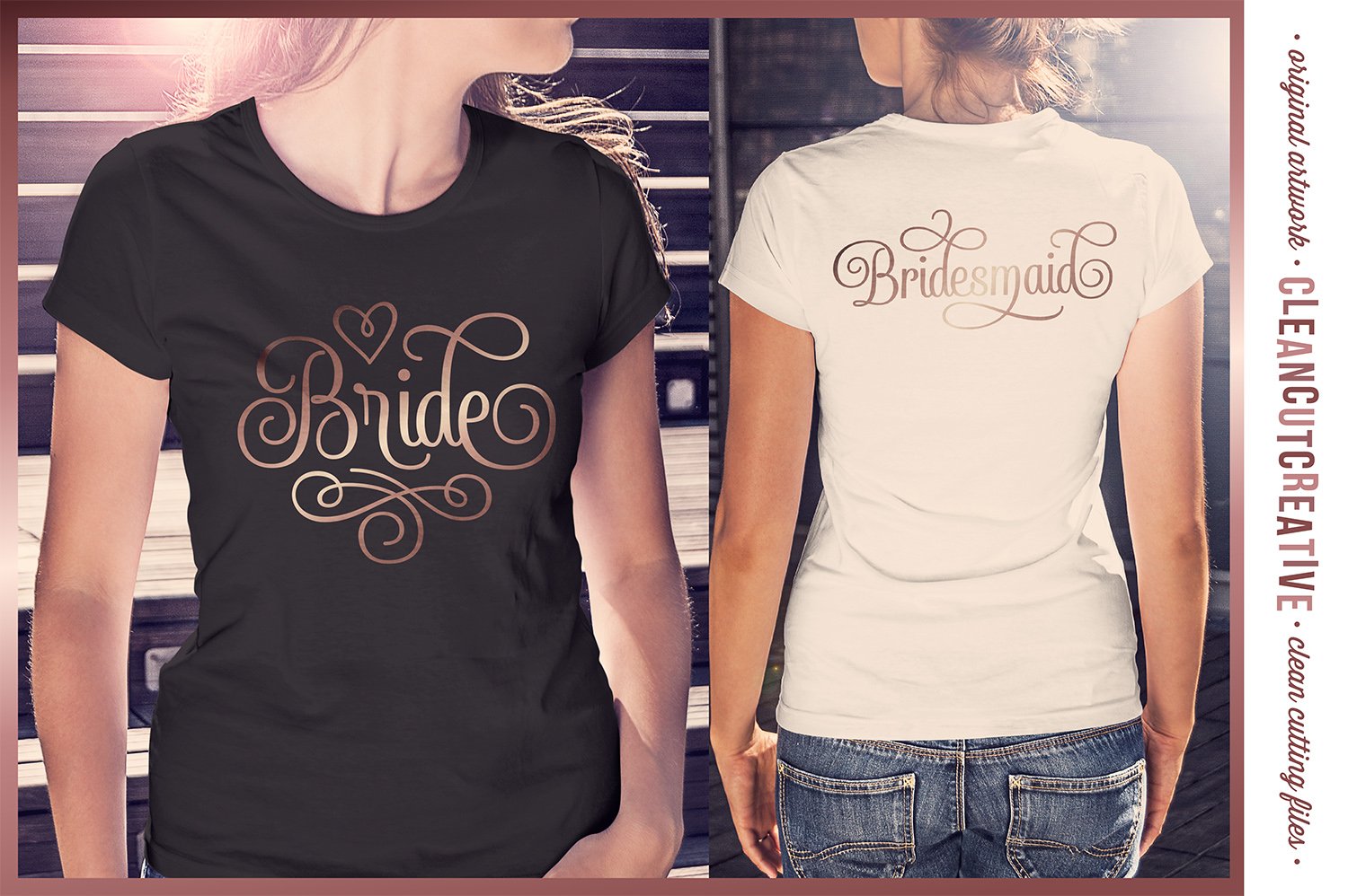 Big Bridal Bundle - Wedding Party 45 ENTOURAGE words cutfile 2