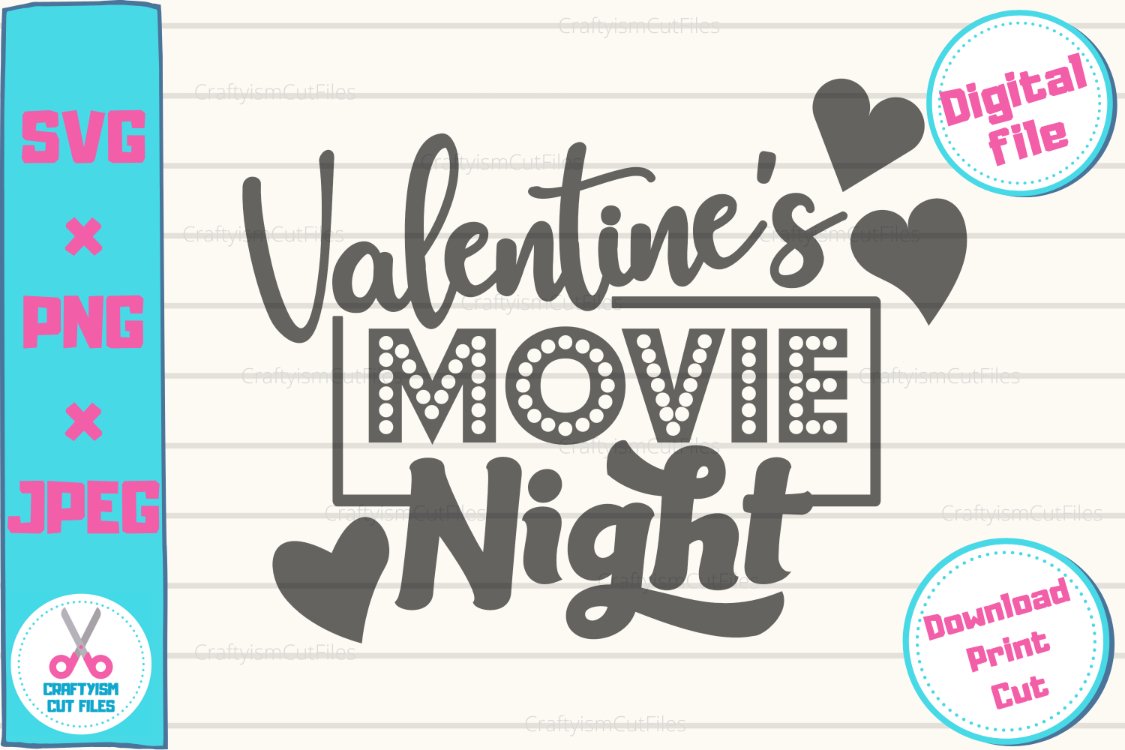 A Year of Themed Movie Nights SVG Cut File Bundle 2