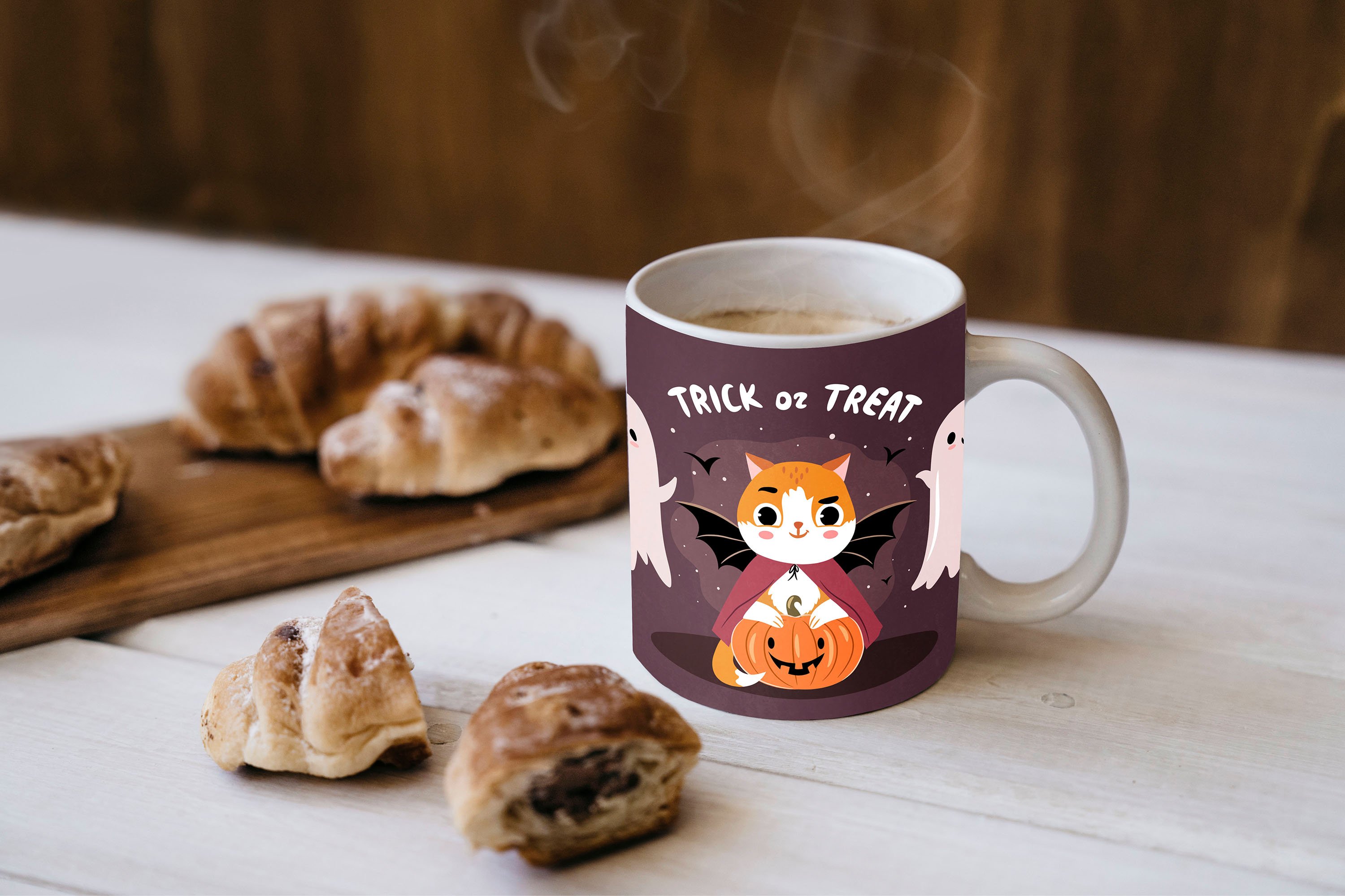 Cute and spooky clipart PNG. Halloween sticker sheet 3