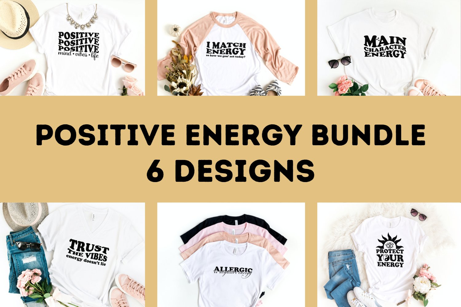 Positive Energy SVG Bundle, I Match Energy SVG