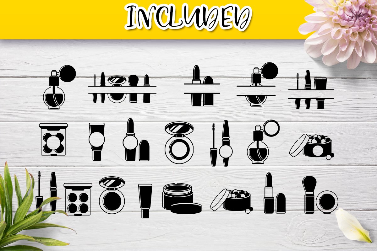 Monograms and frames for makeup artist bundle 2