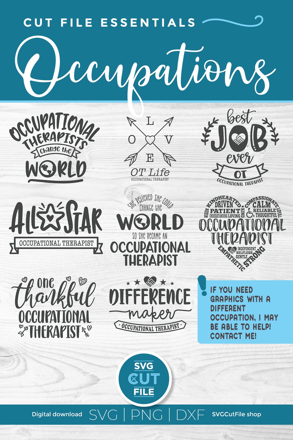 Occupational therapist svg bundle, occupational therapy svg 2