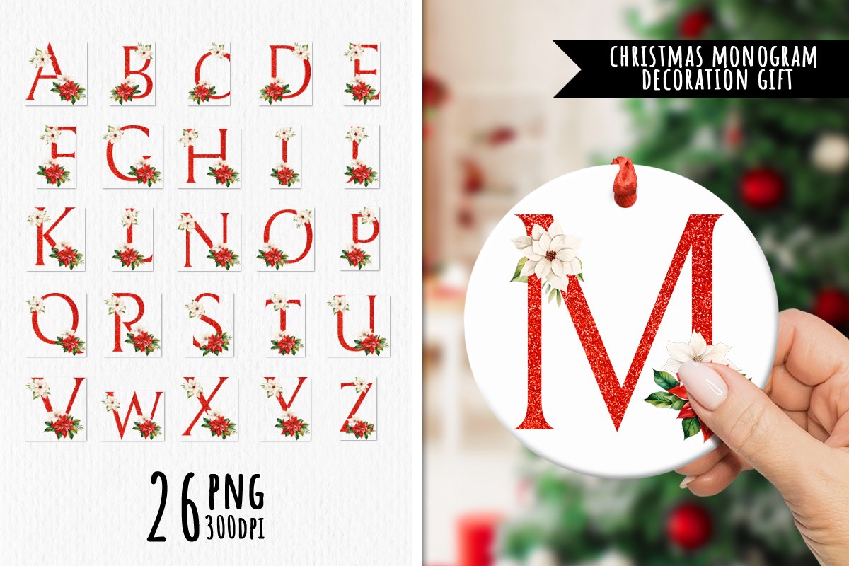 Family Christmas Monograms