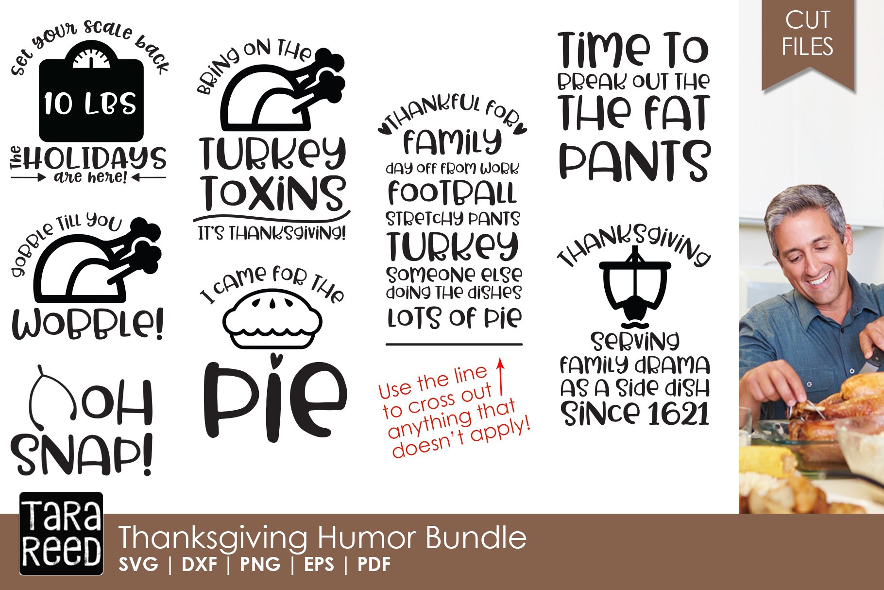 Thanksgiving MEGA Bundle - SVG and Cut Files for Crafters 2