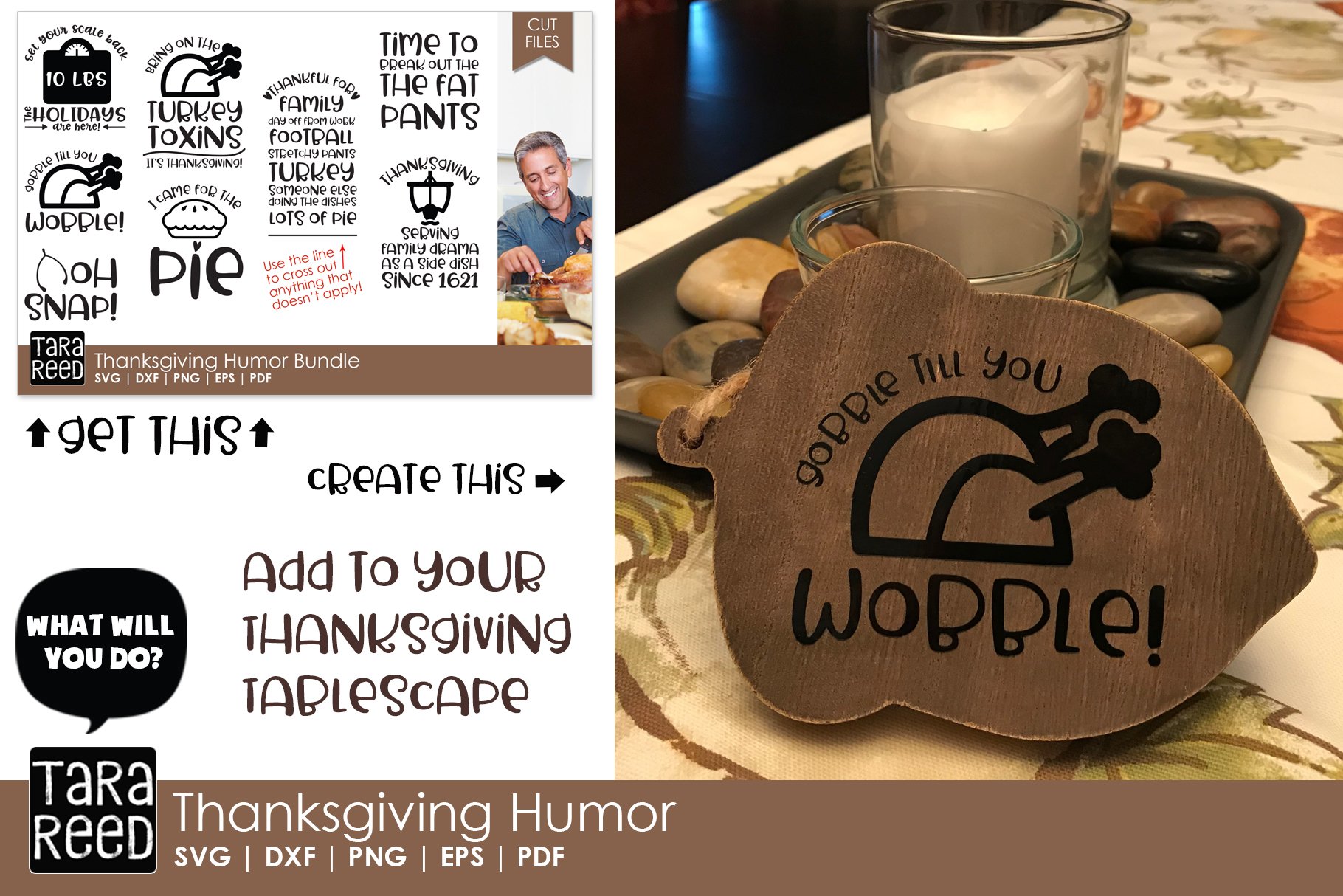 Thanksgiving MEGA Bundle - SVG and Cut Files for Crafters 3