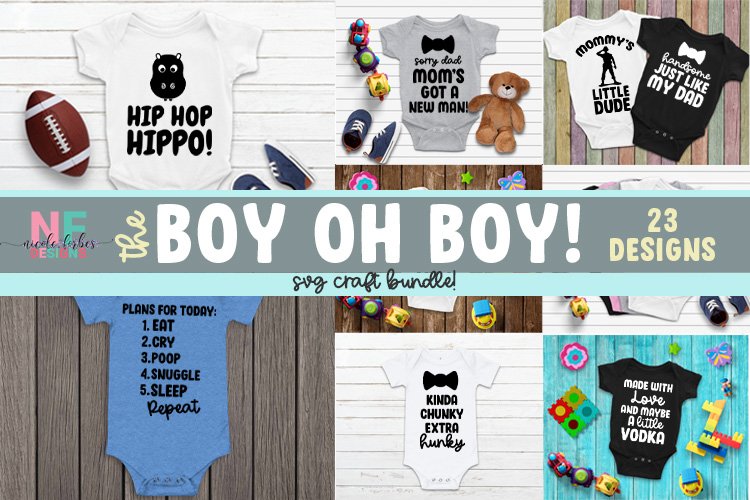 Boy Oh Boy SVG Bundle 2