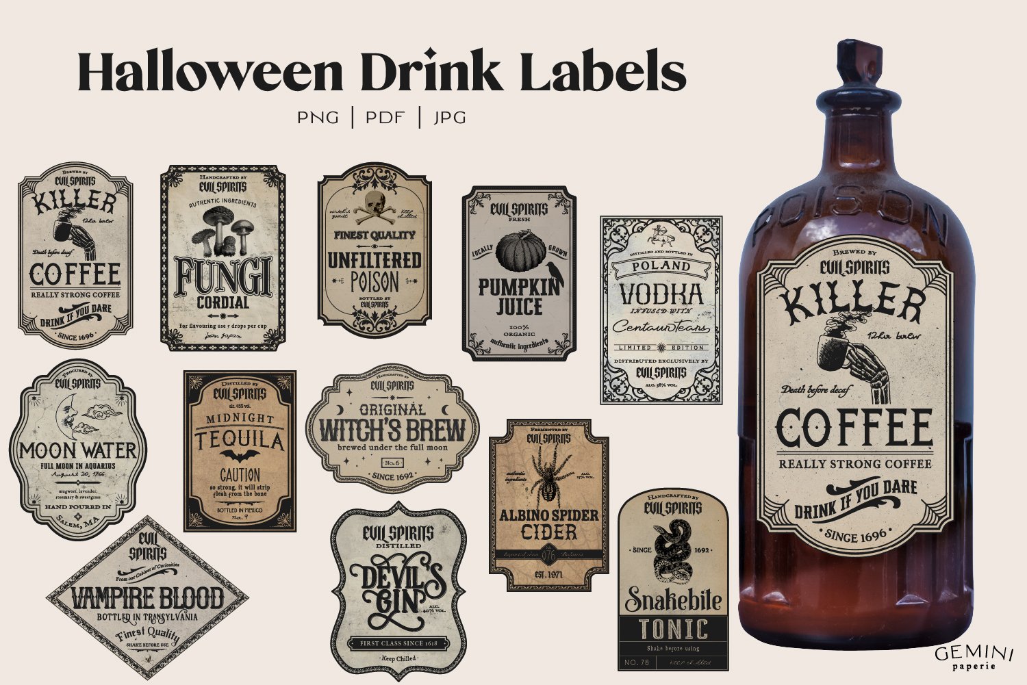Halloween Labels | Halloween Stickers