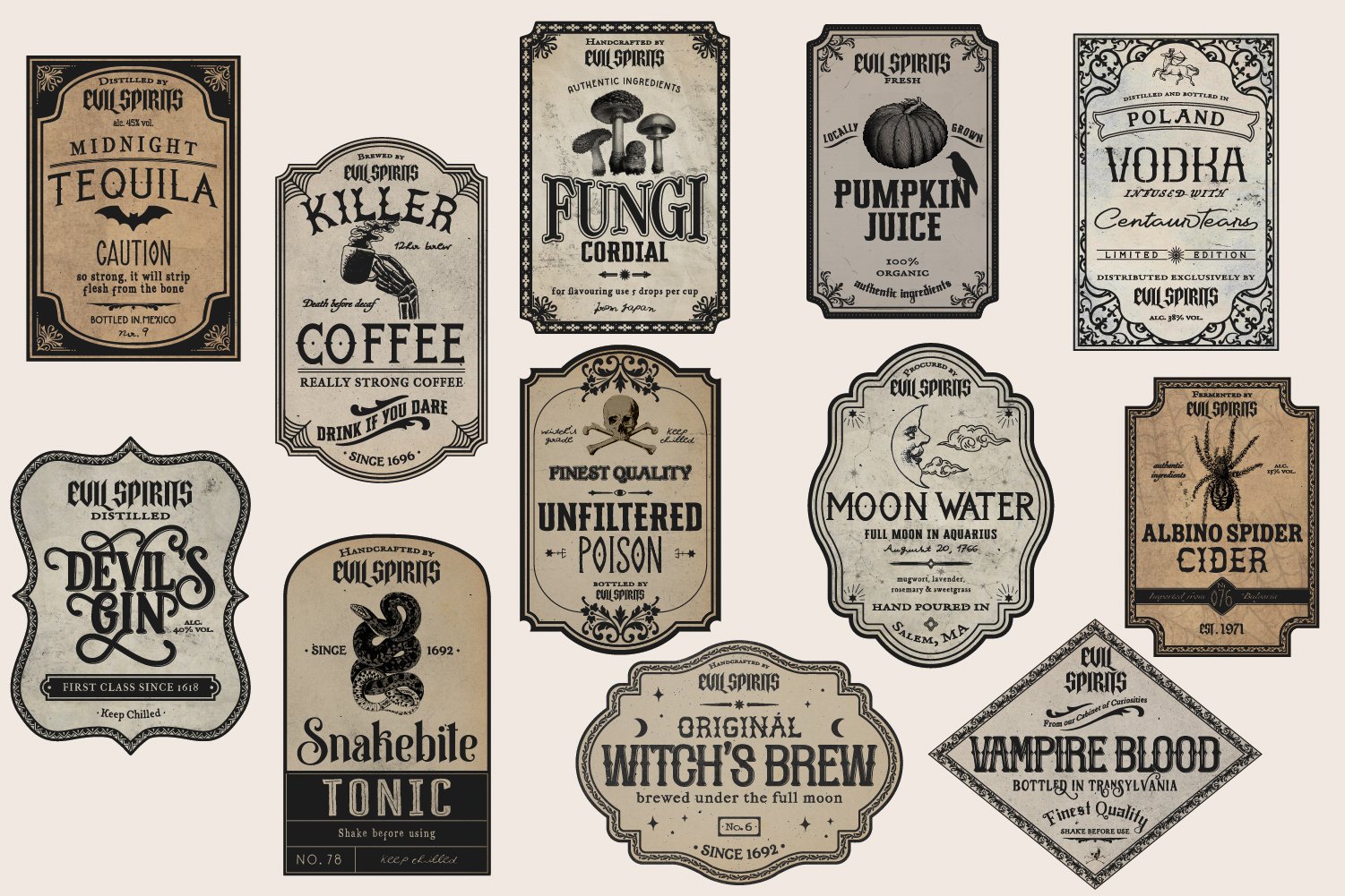 Halloween Labels | Halloween Stickers 2