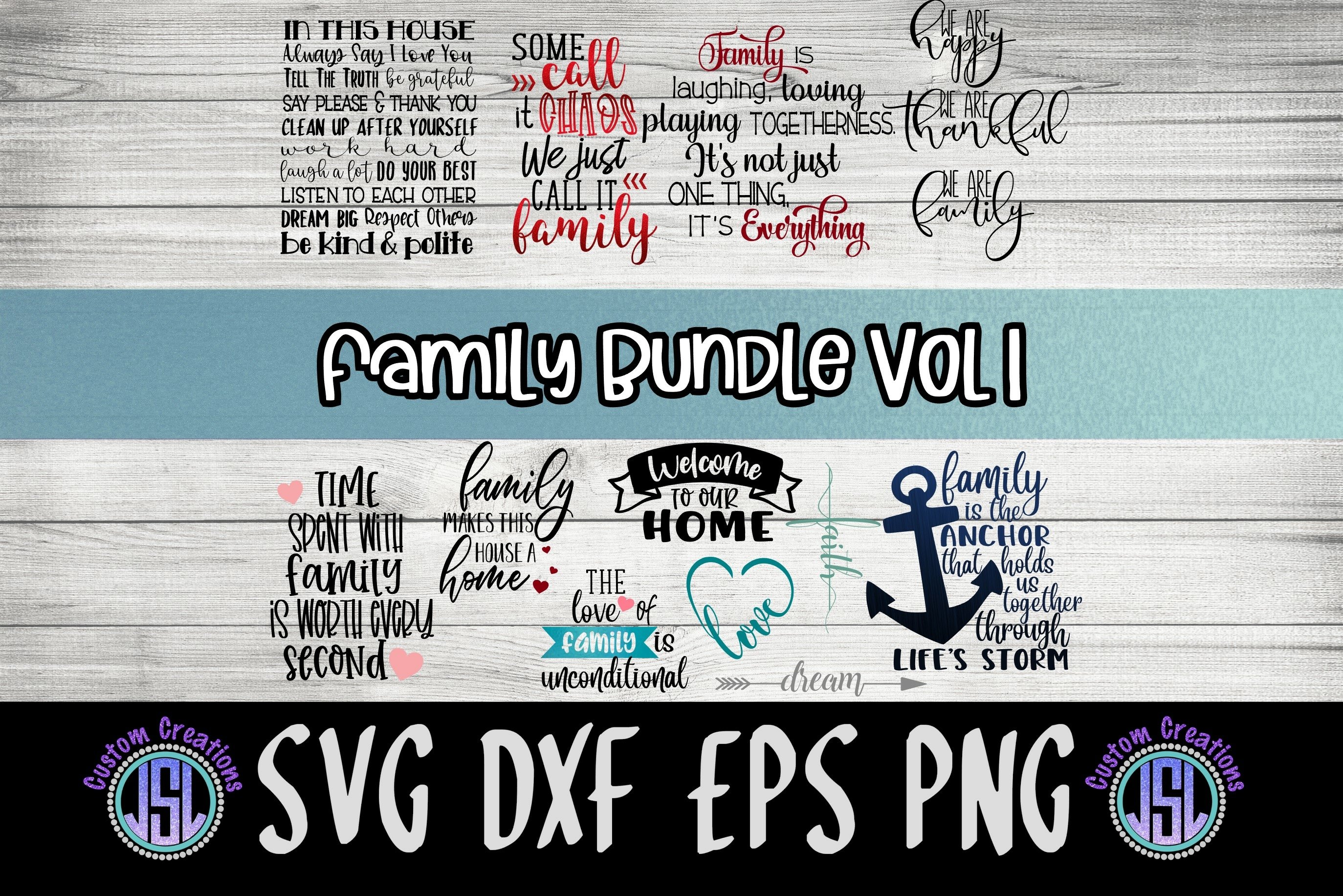 Home Sweet Home Mega Bundle Set of 100 | SVG DXF EPS PNG PDF 3