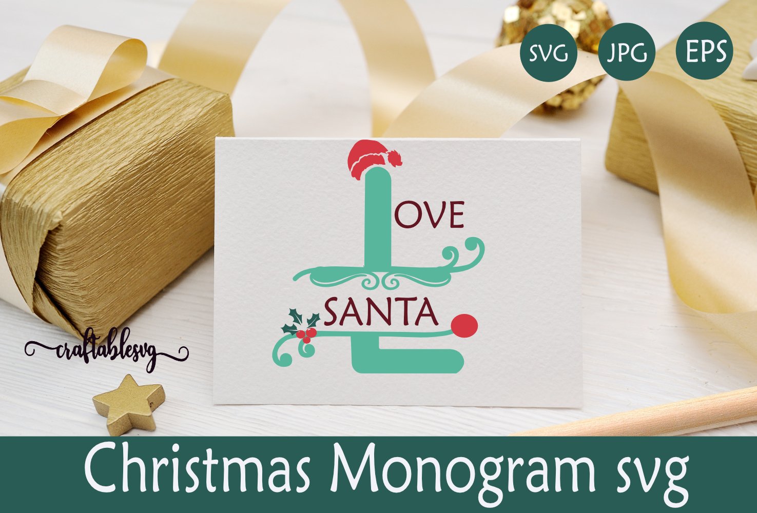 Christmas Split Monogram SVG/ Alphabet Bundle 3