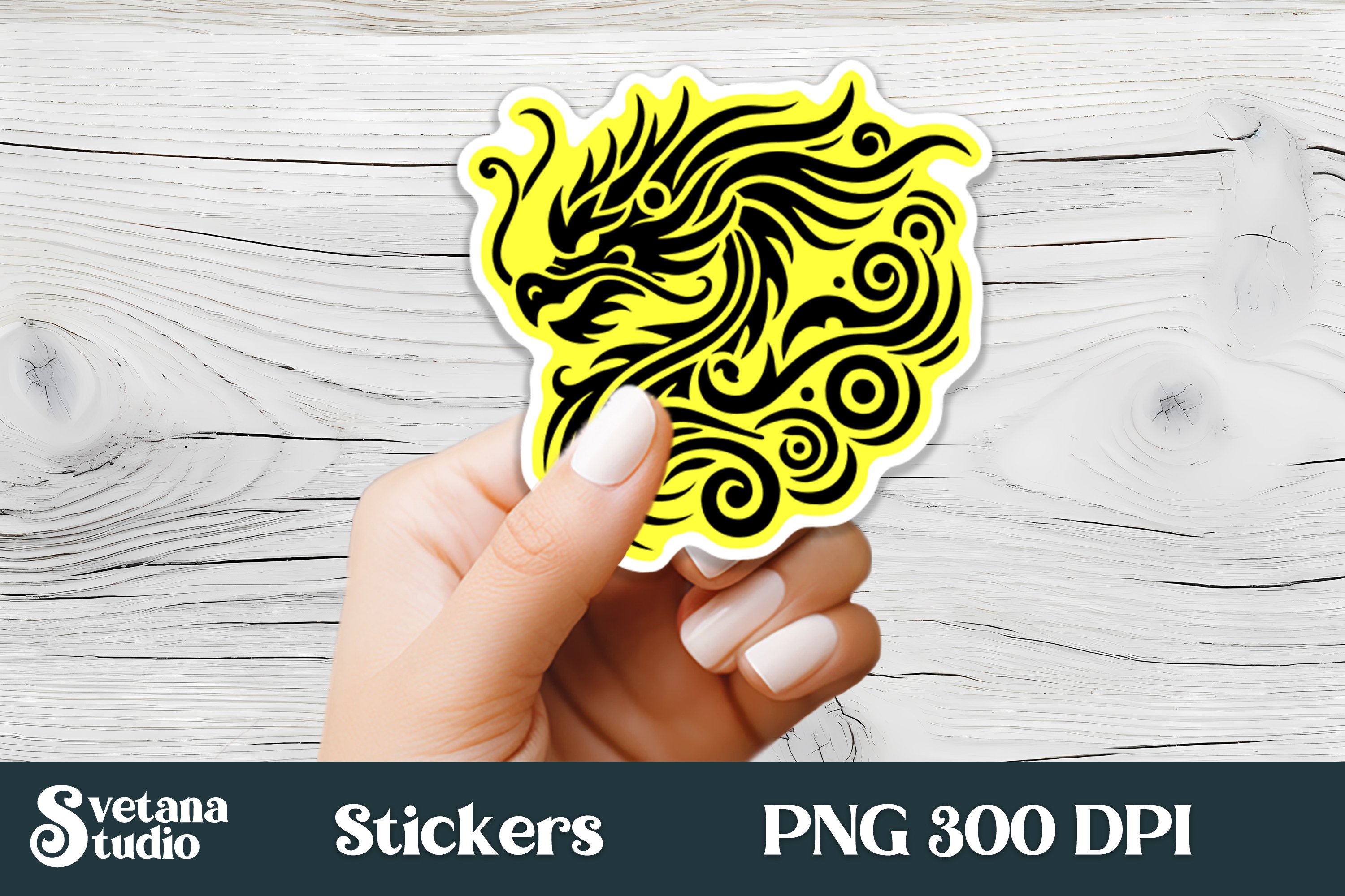 Dragon stickers PNG bundle | Animal sticker printable 2