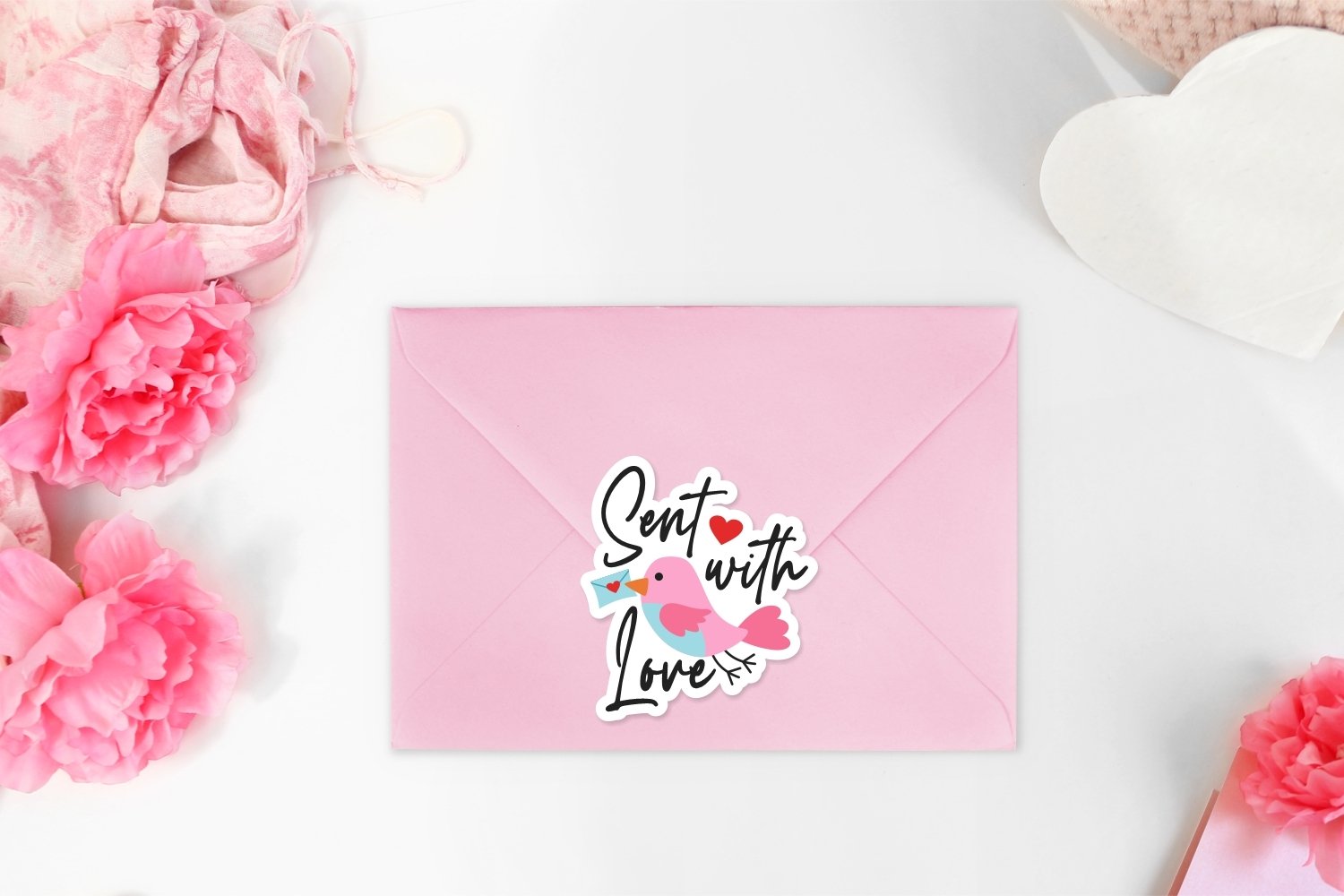 Valentine Packaging stickers | love small business bundle 2