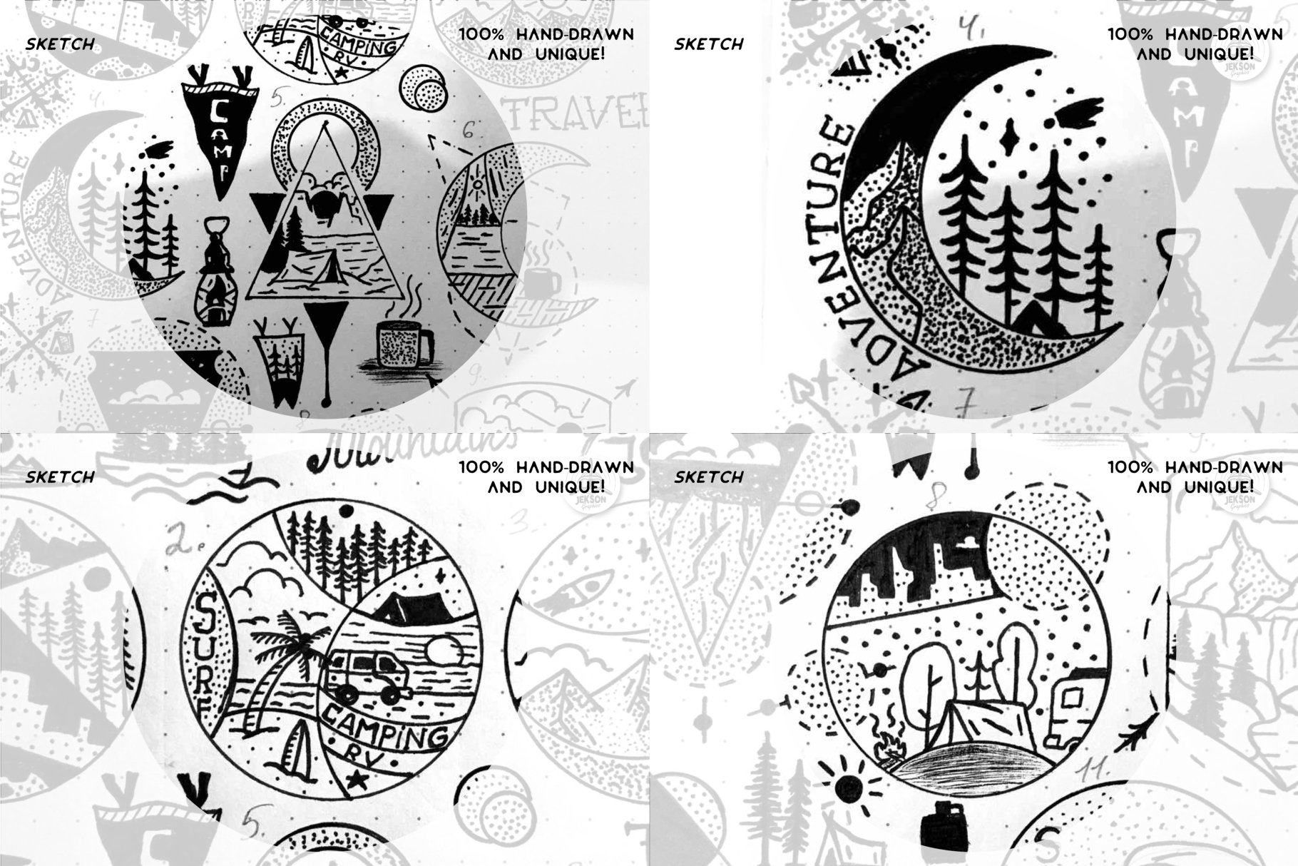Camping SVG Bundle Printable Camping Quotes Adventure Signs 2