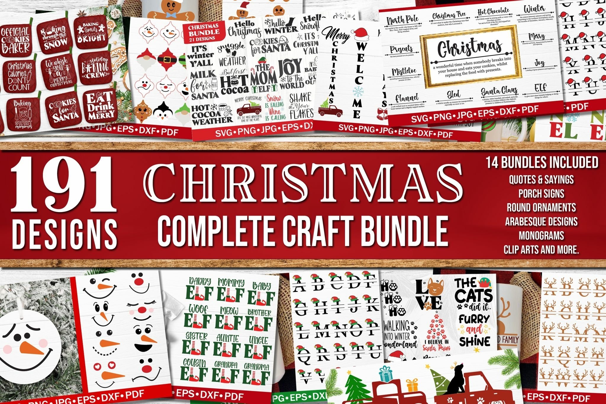 Huge Christmas SVG Bundle - Big Christmas Bundle