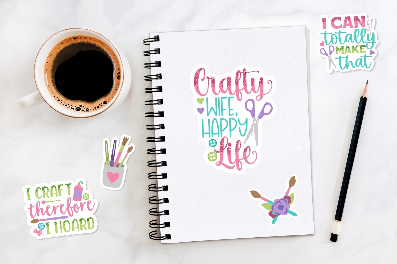 Crafting and sewing PNG Sticker Bundle- 15 designs 3