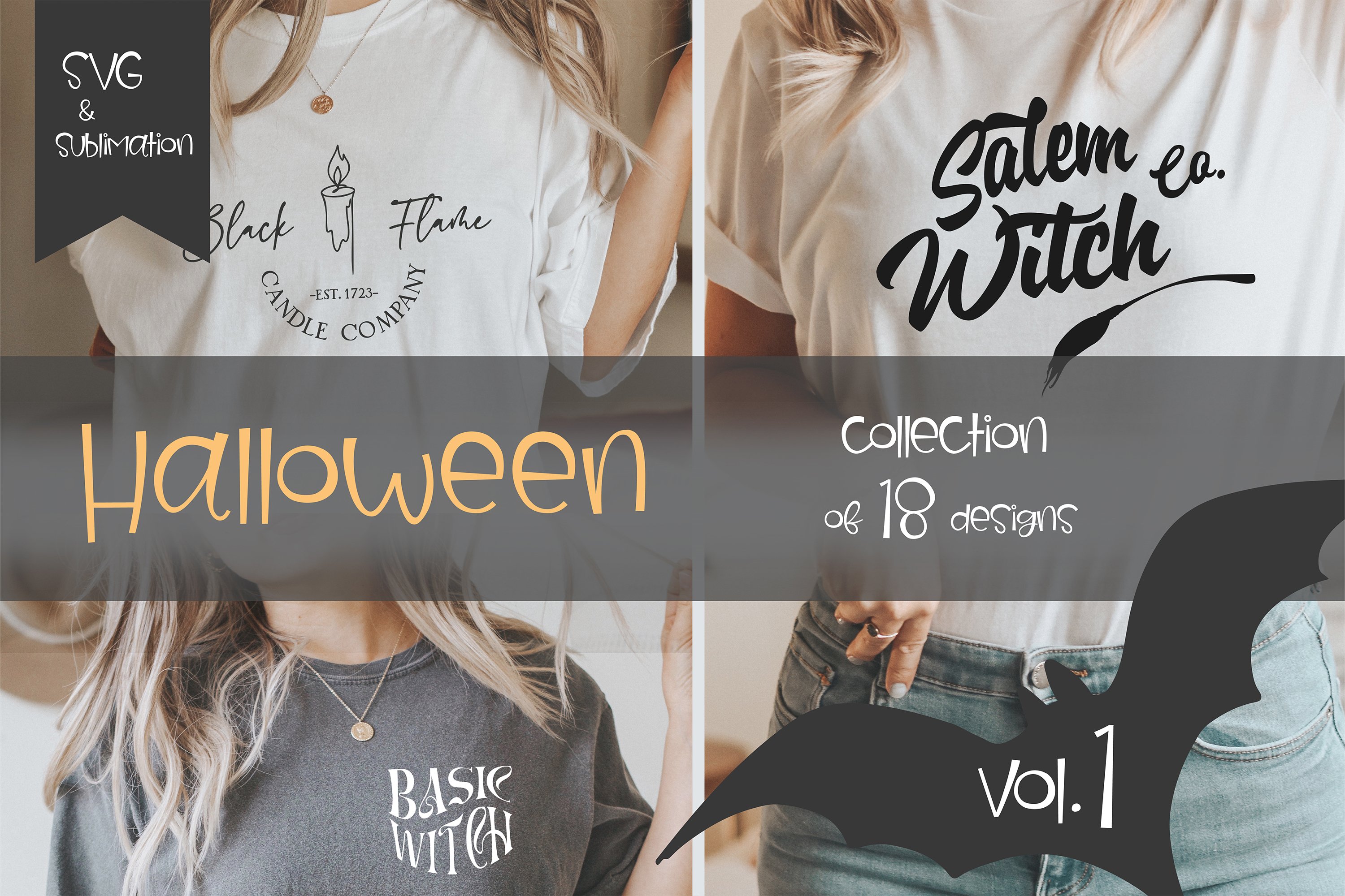 halloween bundle craft svg png sublimation shirt designs
