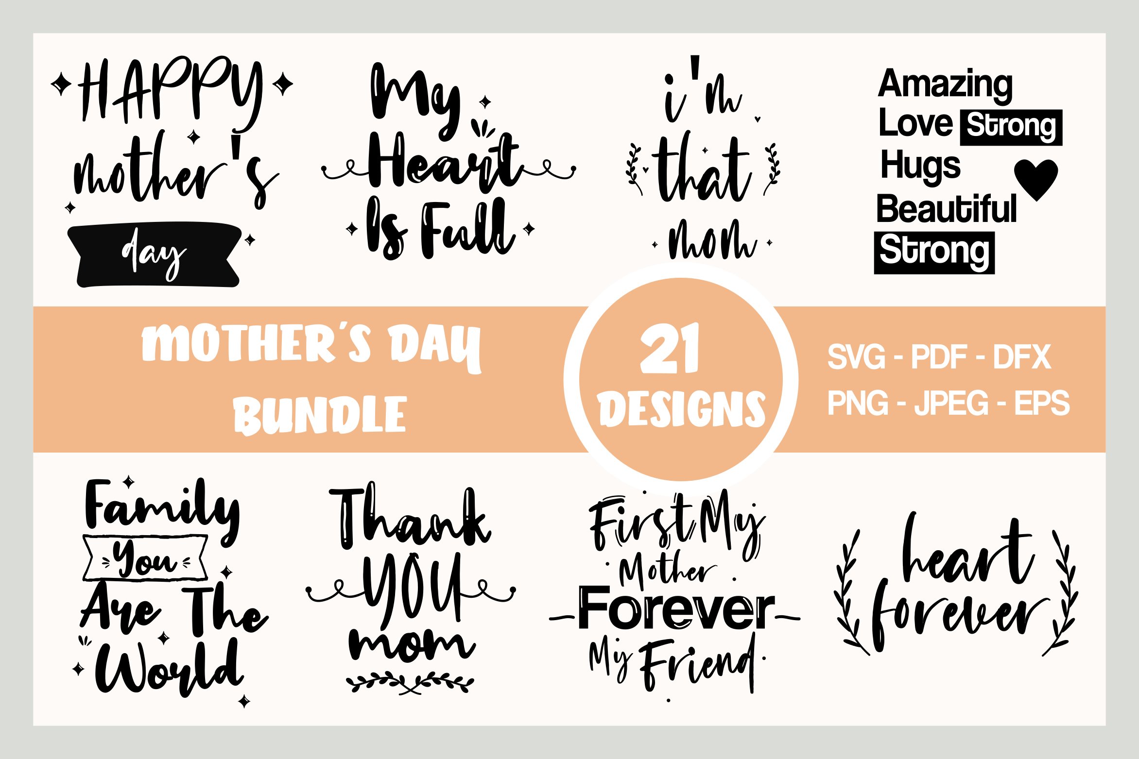 Mothers day SVG Bundle