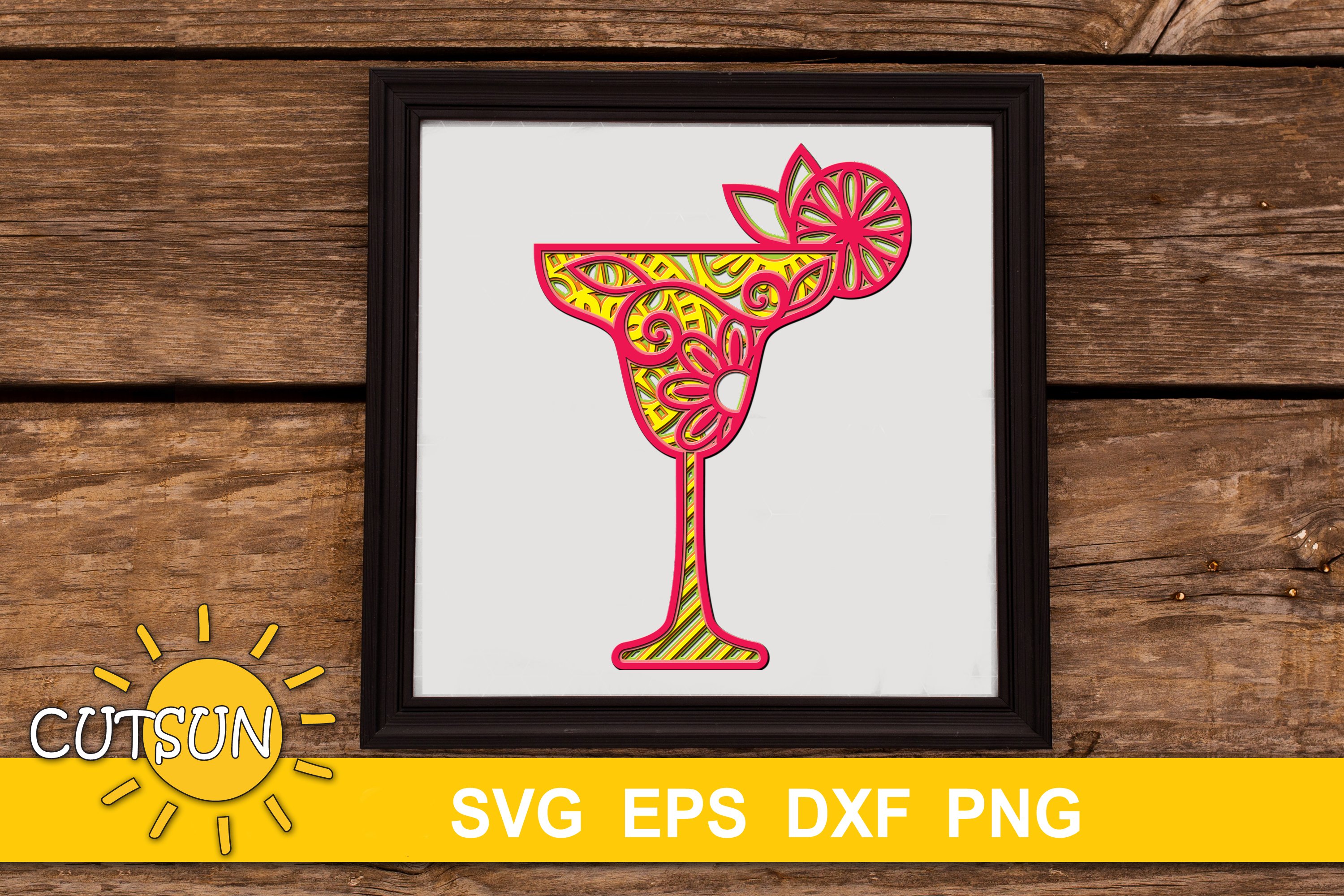 3D Layered Mandala Summer SVG bundle cut files 2