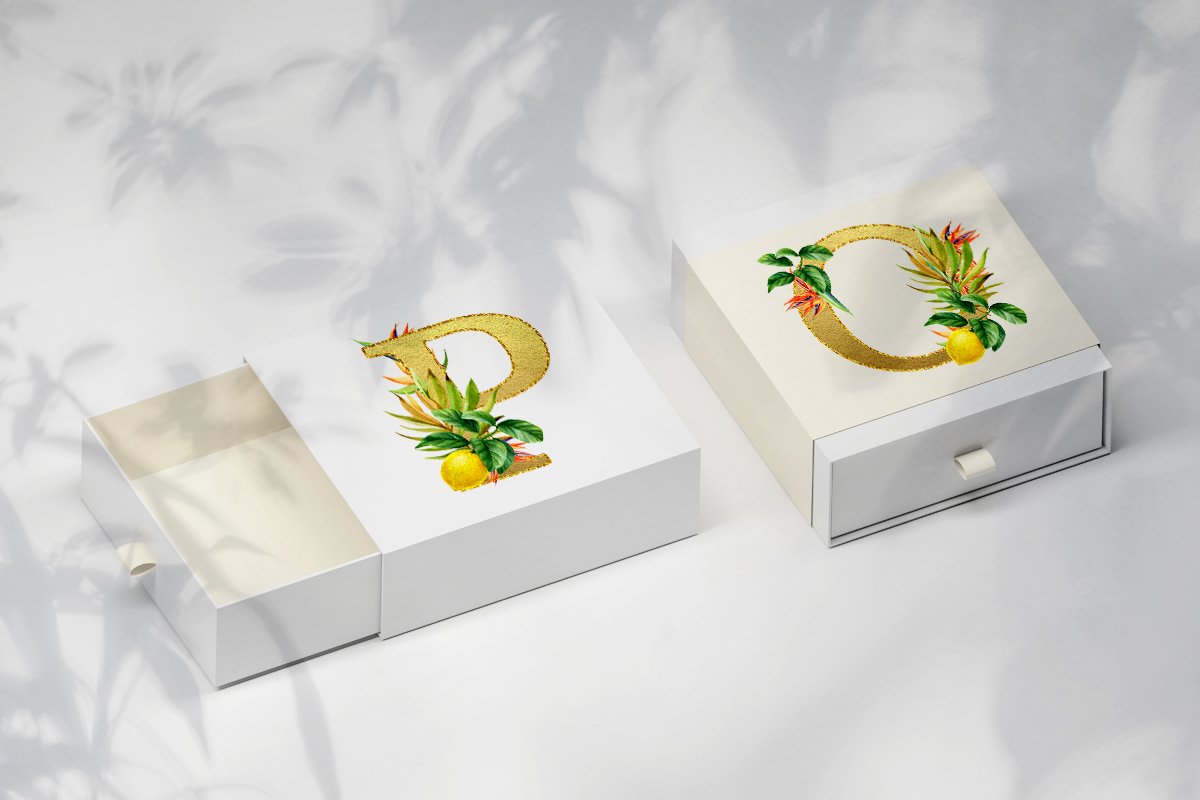 Golden Summer Monogram Bundle 3