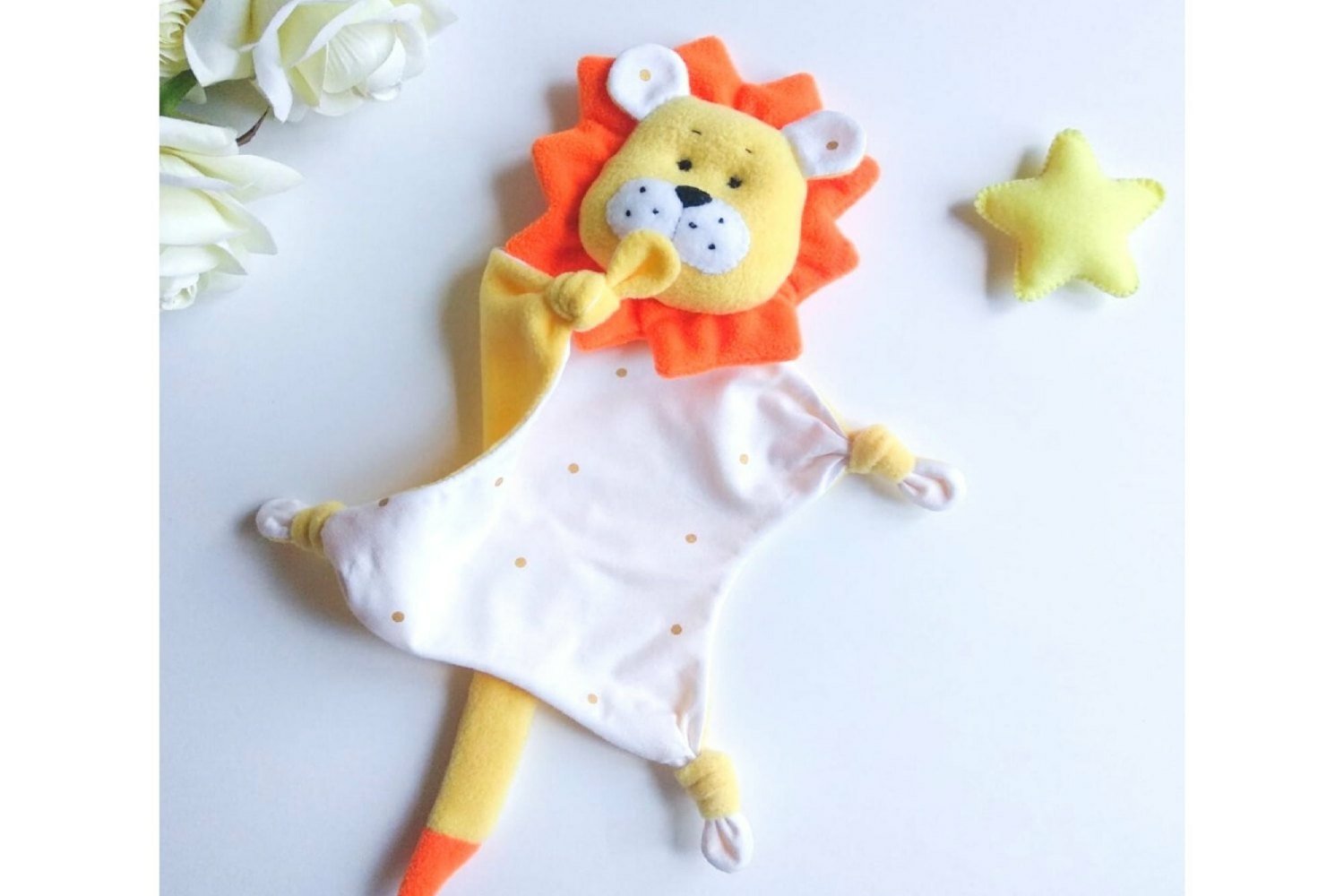 Set of 4 sewing patterns: Cat, Lion,Bear and Sloth 3
