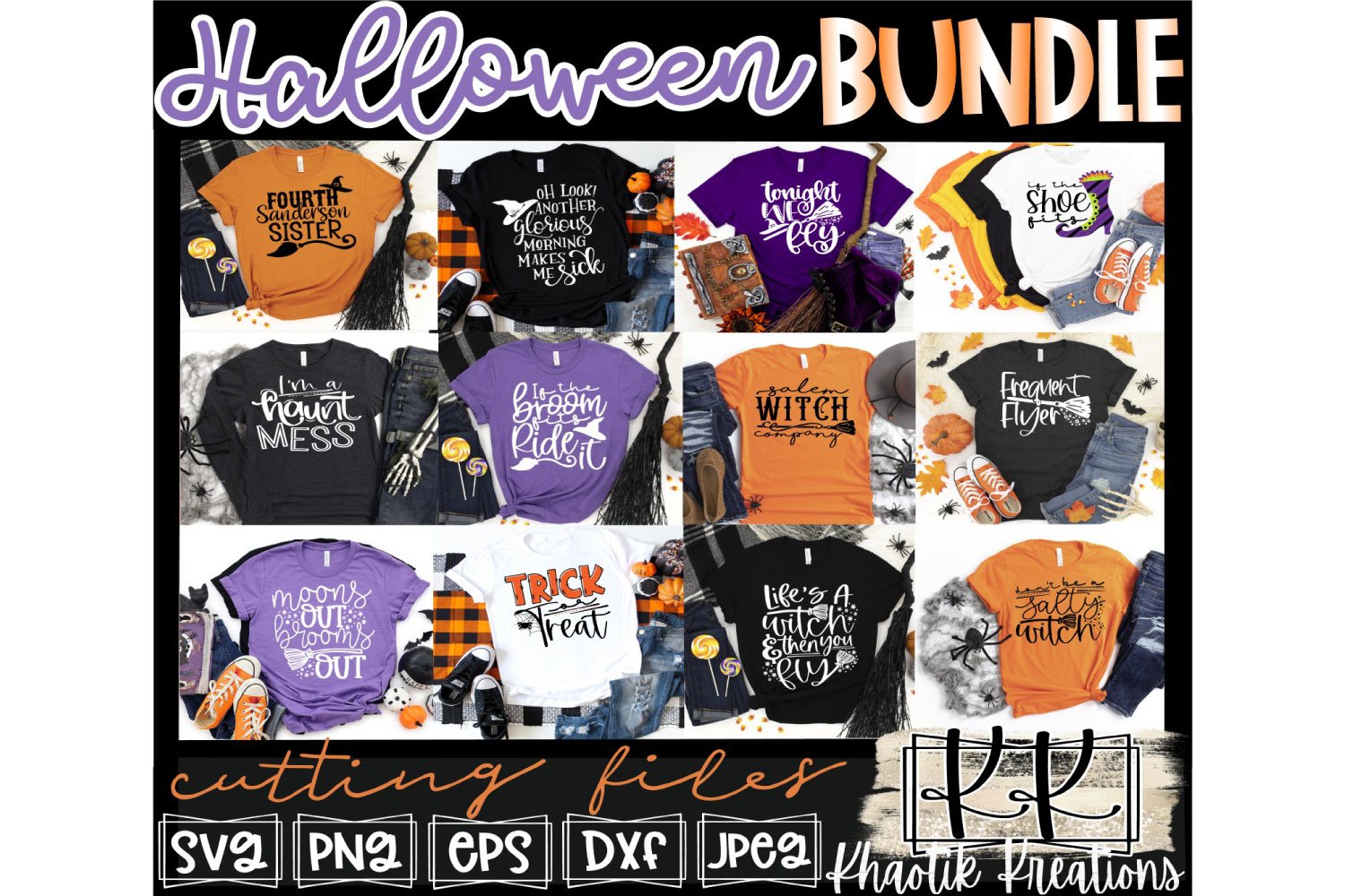 Halloween Svg Bundle, Halloween Svg Designs, Witch Quotes