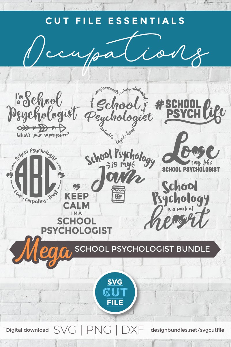 School Psychologist svg bundle, School Counselor svg bundle 2