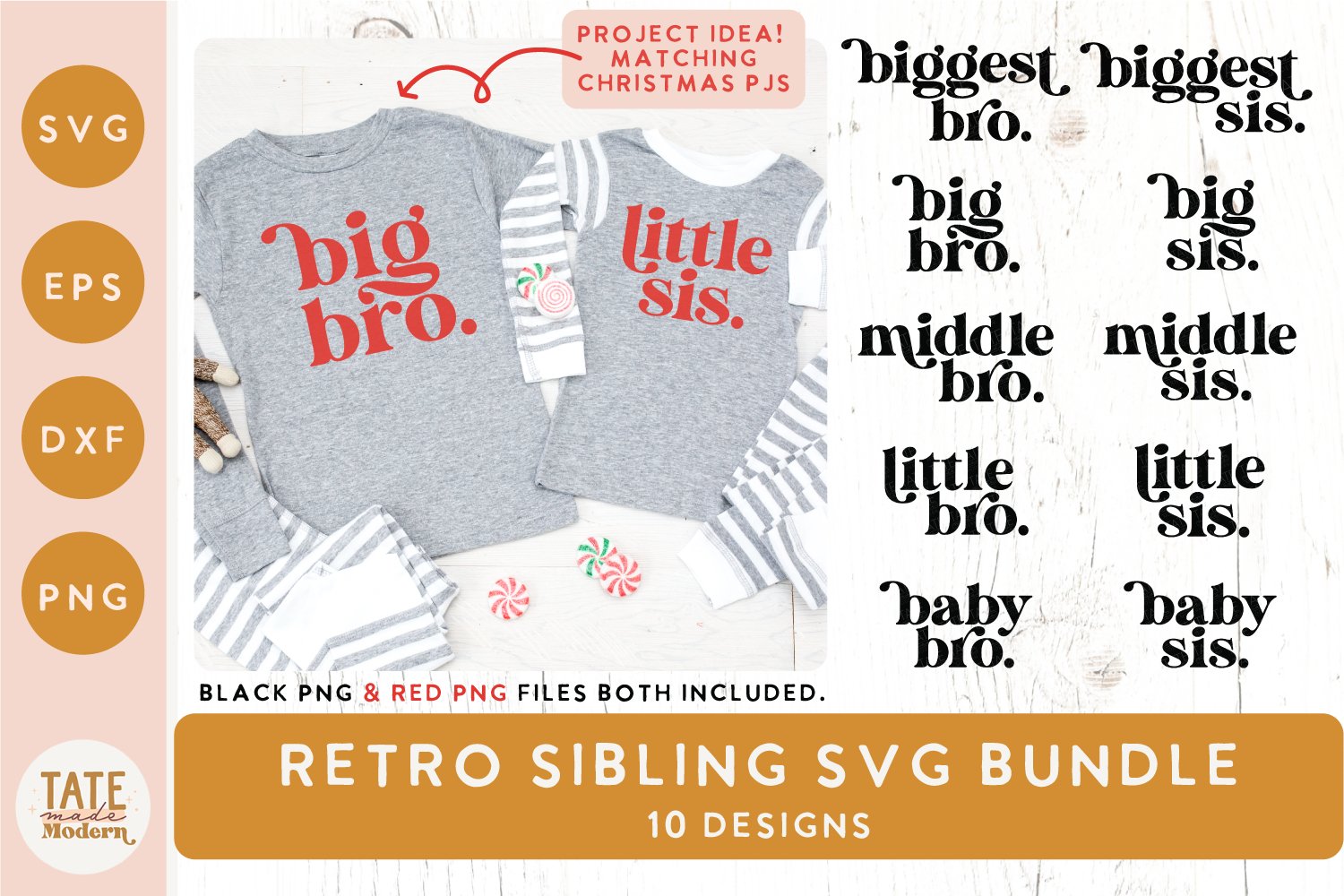 Retro Sibling SVG Bundle - Sibling matching shirts SVG