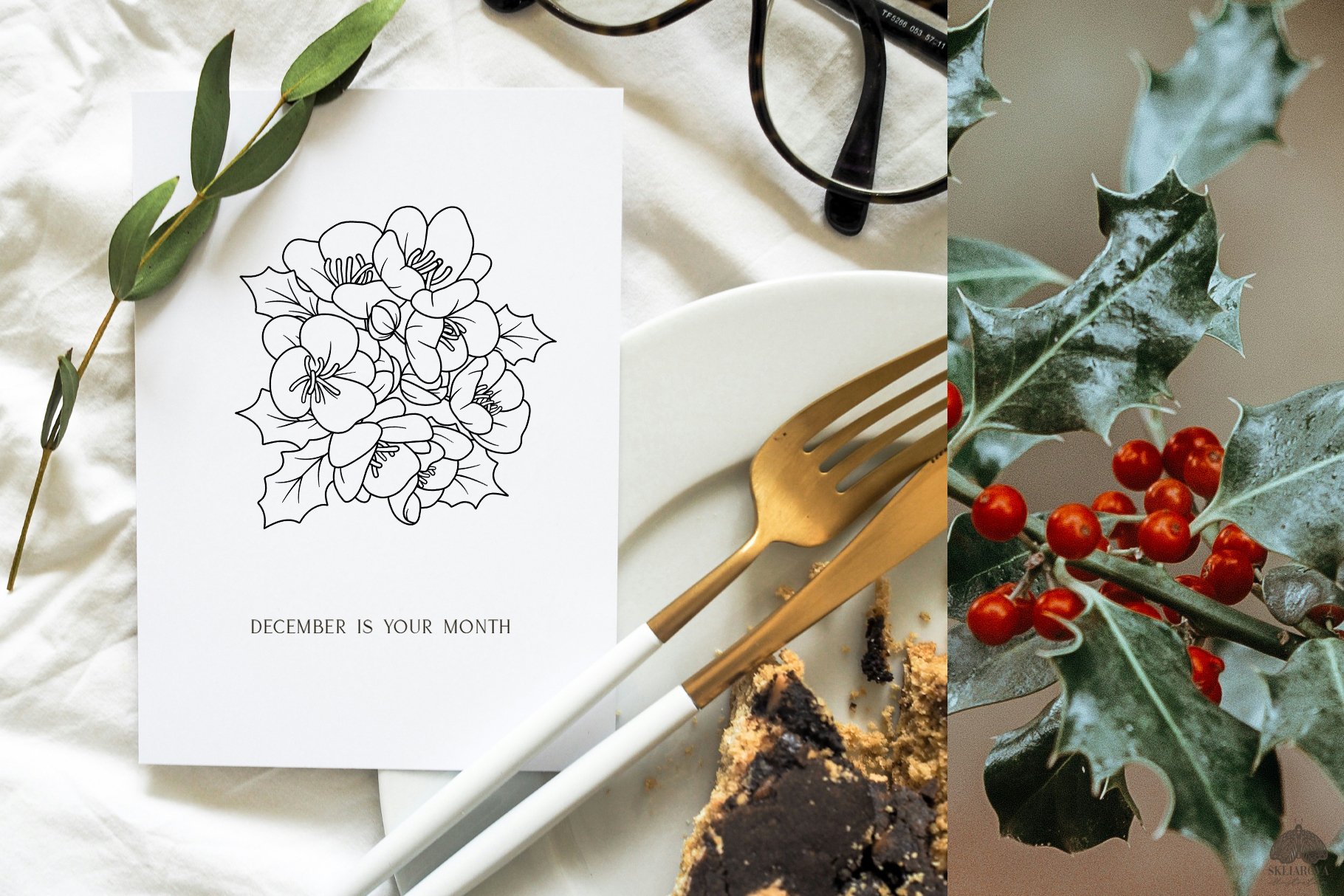 Birth Month Flower Bundle SVG PNG EPS 3