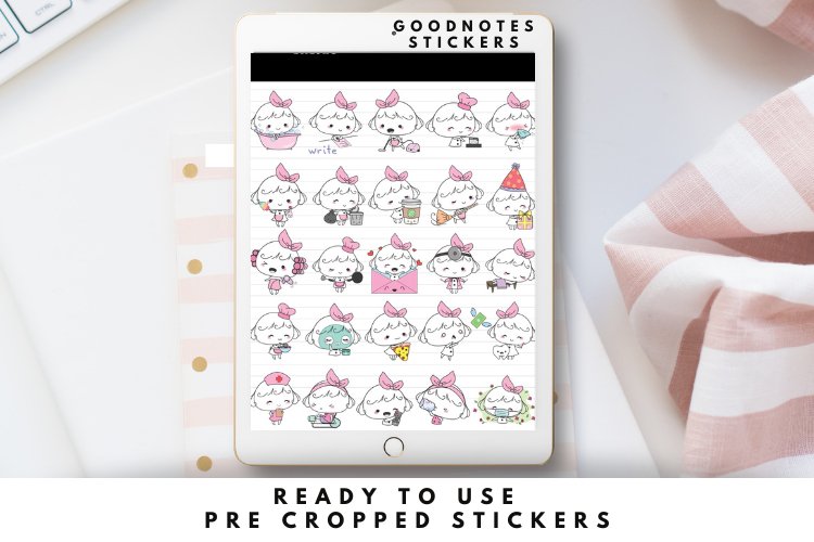 Pixie Girl Digital Planner Stickers GoodNotes 2