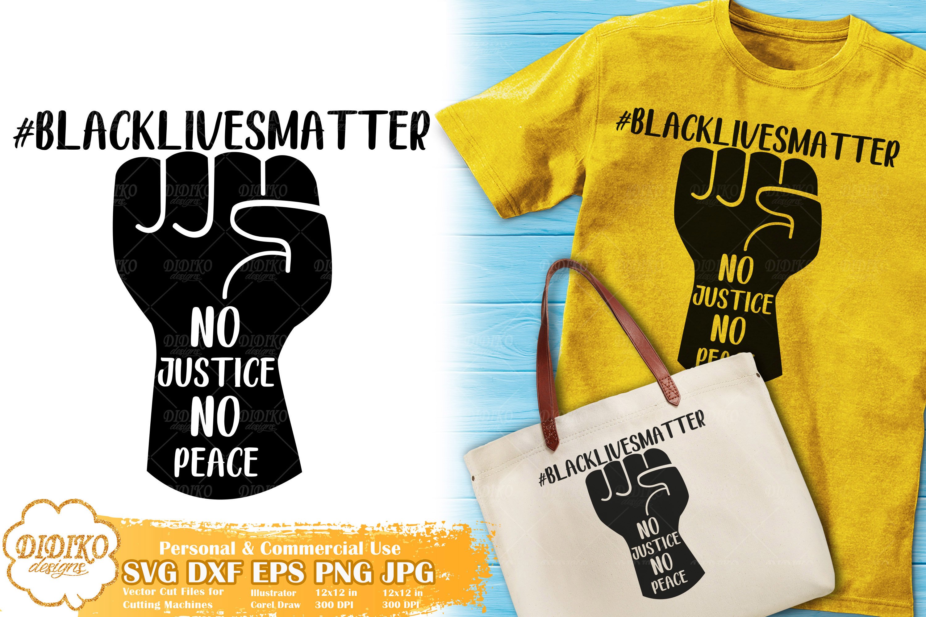 Black Lives Matter SVG Bundle | Raised Fist | Black Power 2