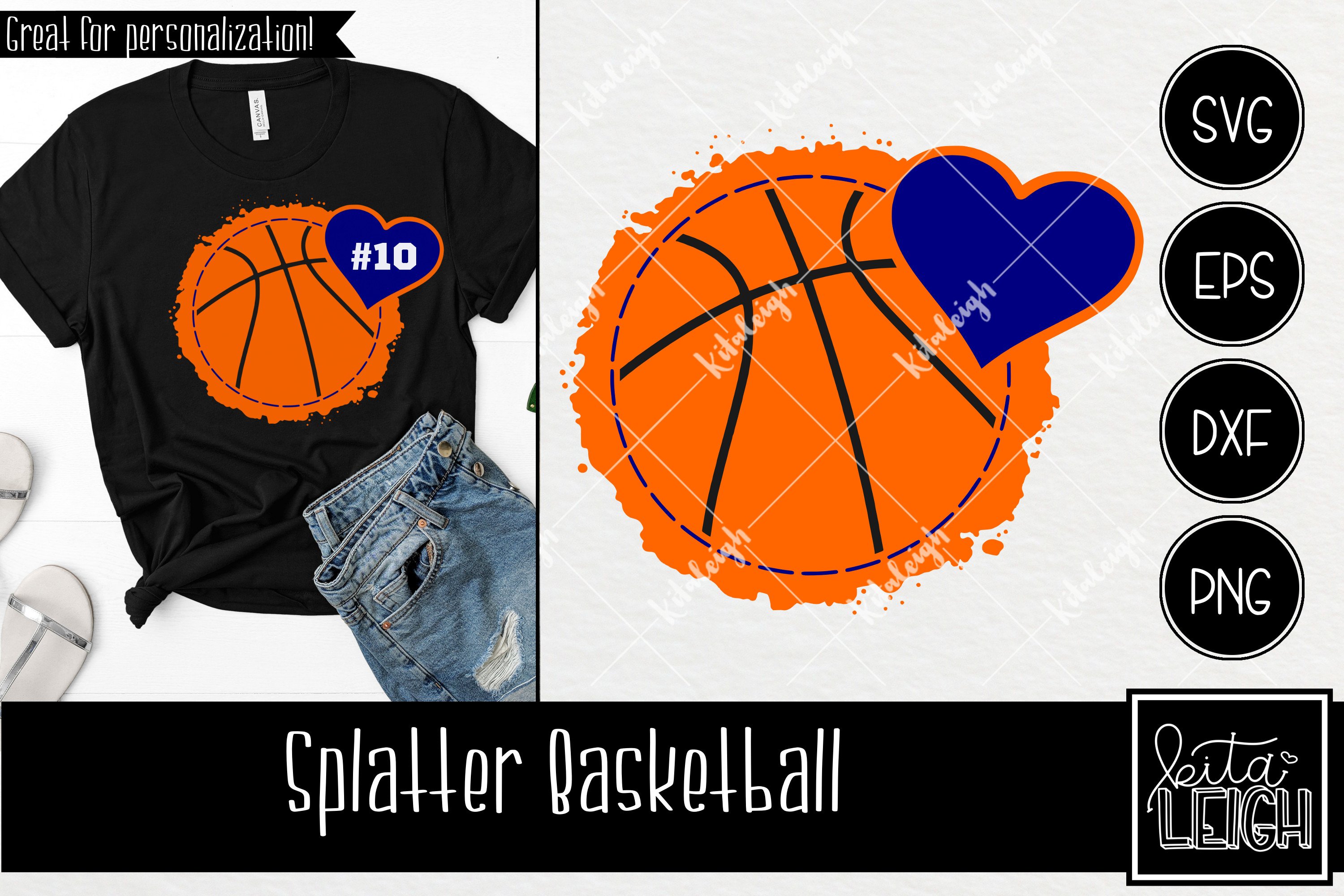 Splatter Sports Decal Bundle | Personalize Player Number 3