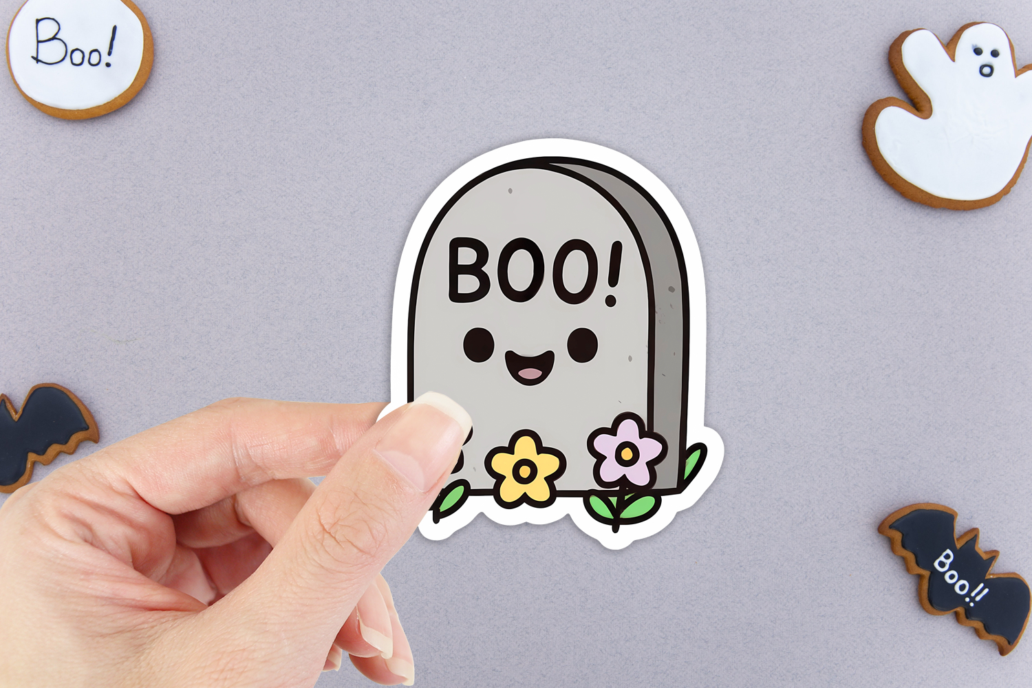 Cute Halloween Stickers Bundle | 22 Printable Stickers 3