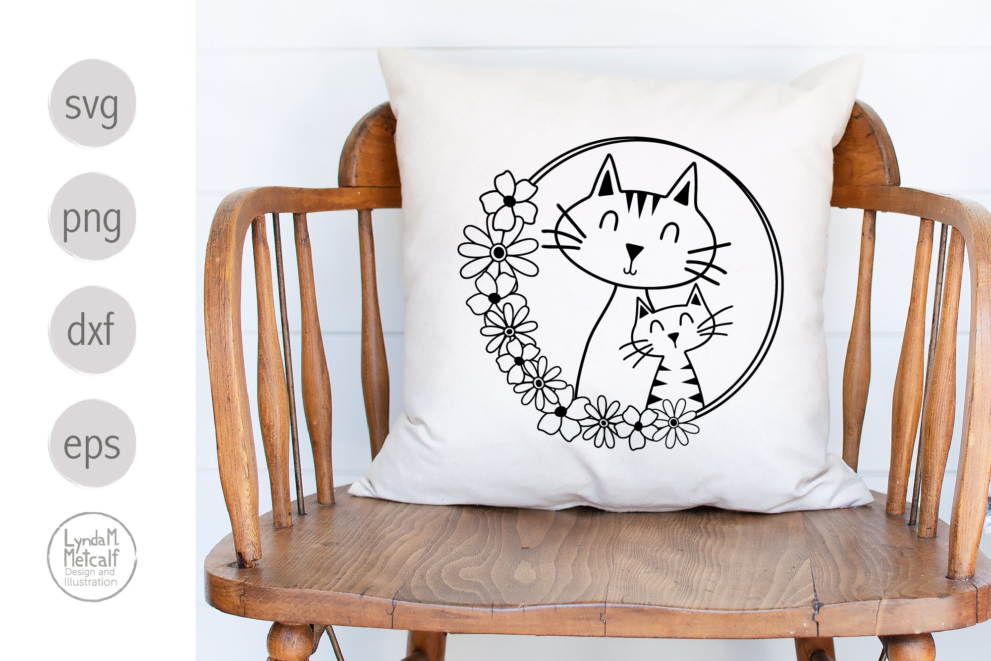 Cat Svg Bundle, Cute Kitty Png Bundle, Cats Svg Cut File 3