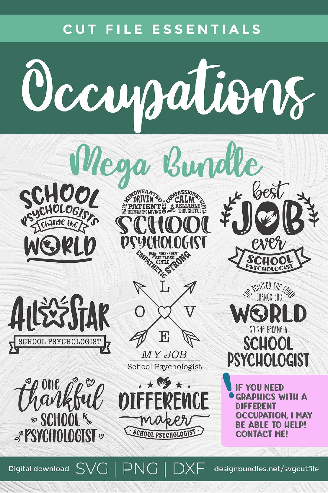 School Psychologist svg, School Psychology svg bundle 3