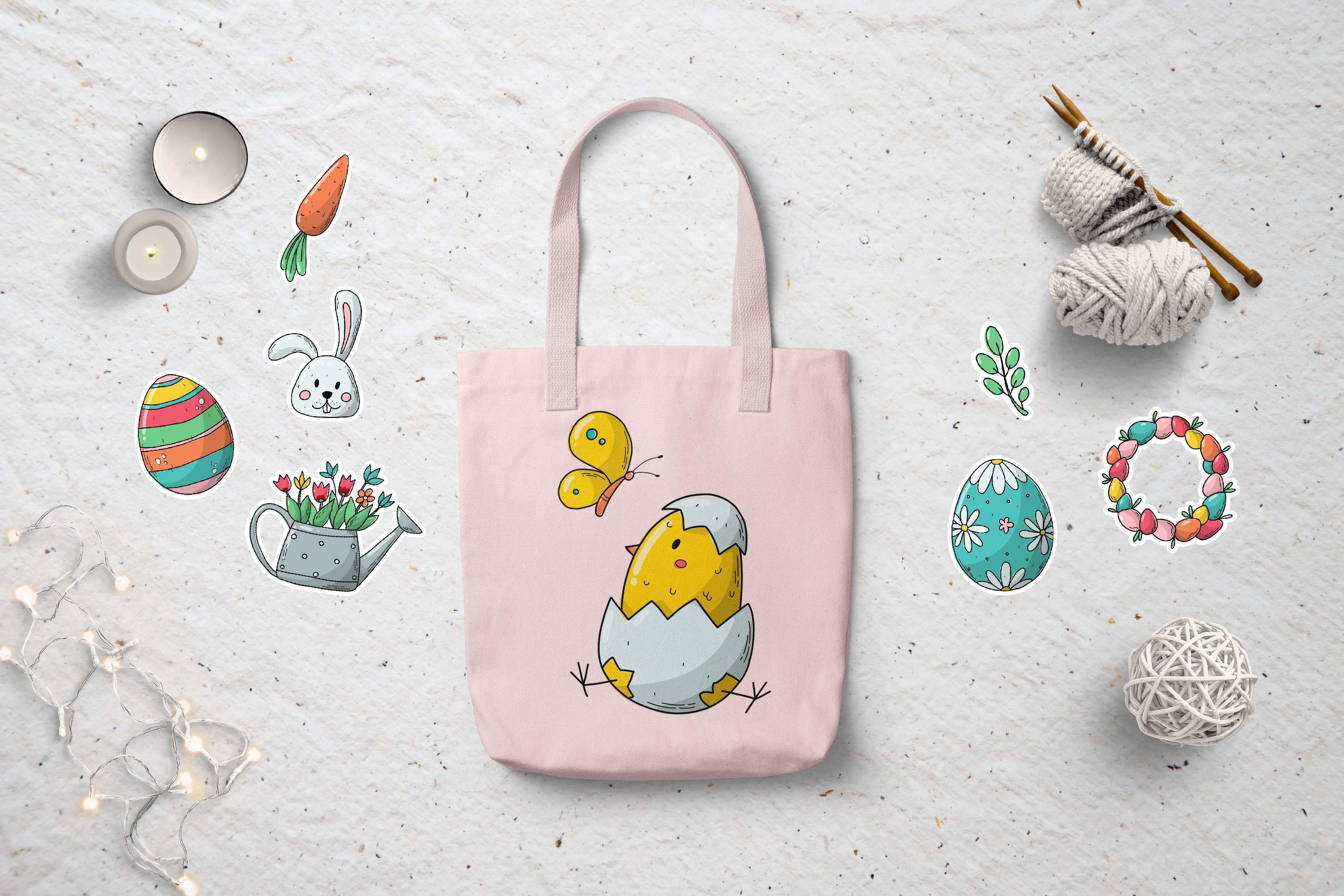 30 EASTER stickers EPS | PNG | JPG 3