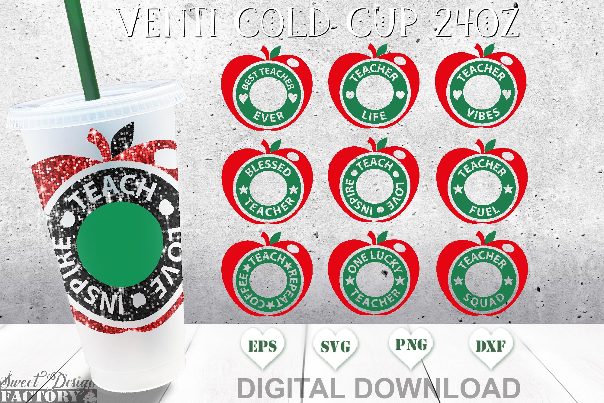 Teacher starbucks cup svg, Teacher Starbucks Ring Bundle,