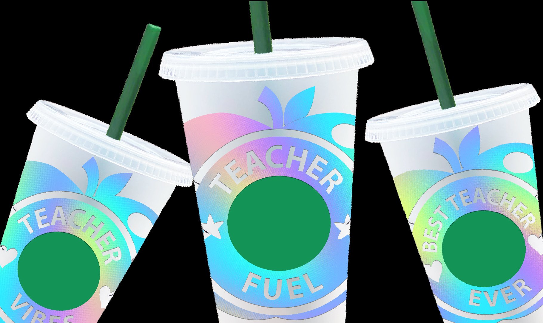 Teacher starbucks cup svg, Teacher Starbucks Ring Bundle, 2