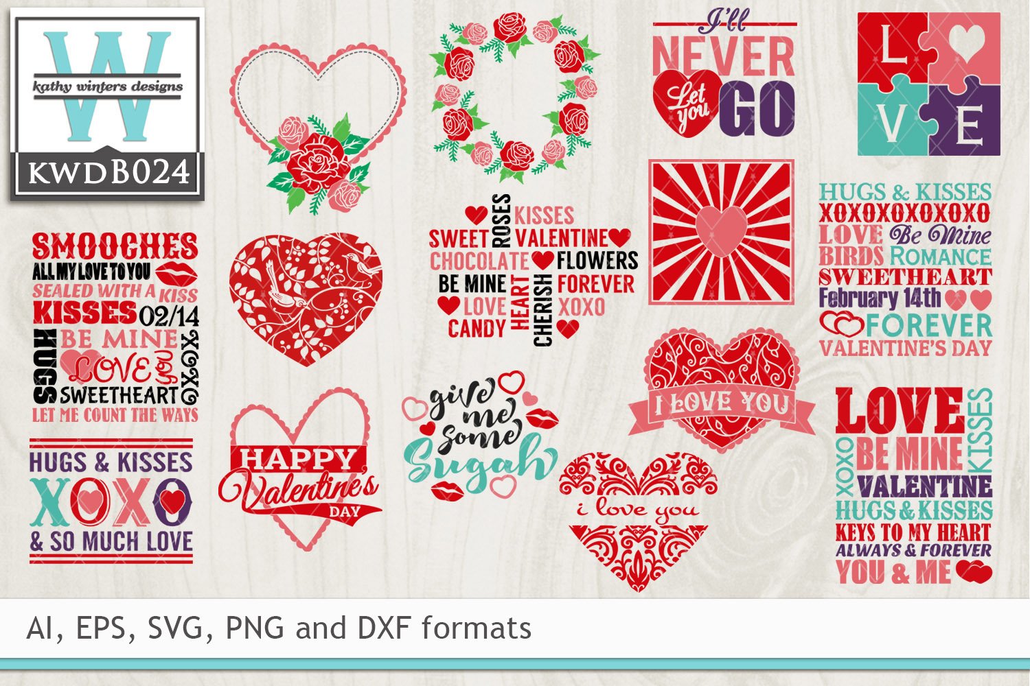 BUNDLED | Valentines Cutting Files