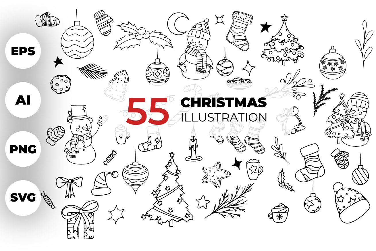 Christmas SVG Bundle Christmas cliparts